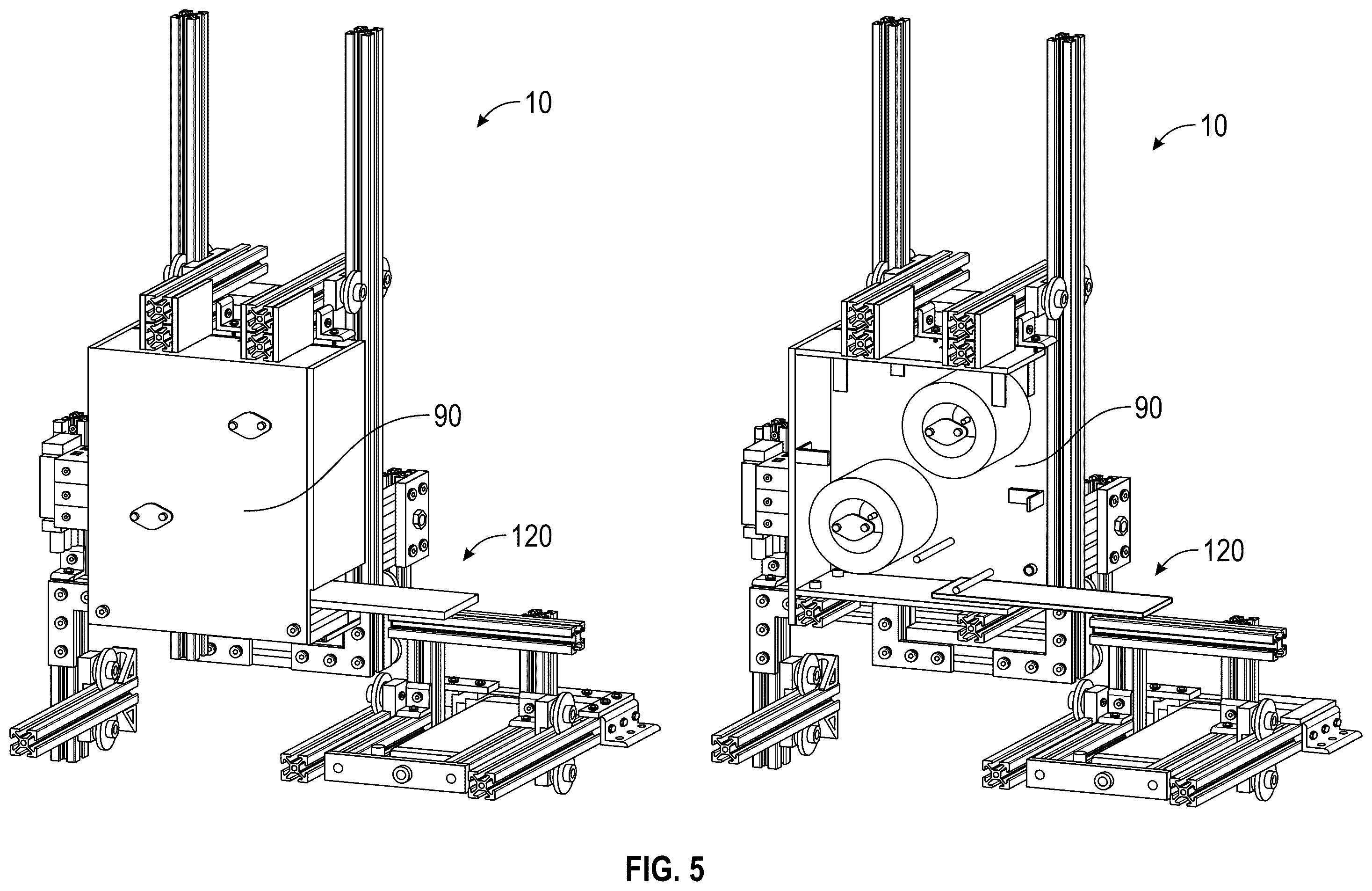 Patent US12139293 Figure 4 – Apparatus and method for applying labels to a customer container from a waste collection, disposal and/or recycling vehicle