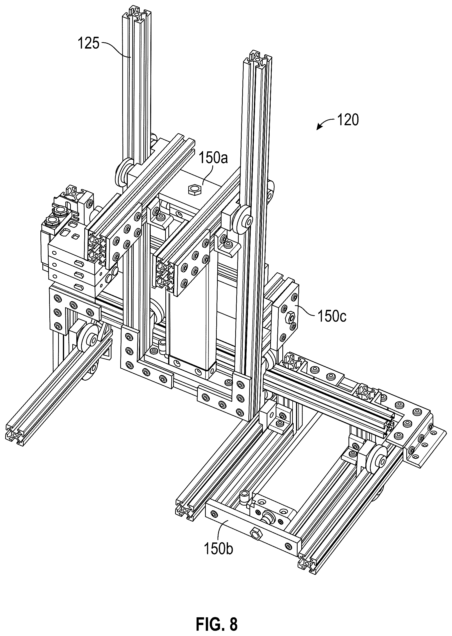 Patent US12139293 Figure 7 – Apparatus and method for applying labels to a customer container from a waste collection, disposal and/or recycling vehicle