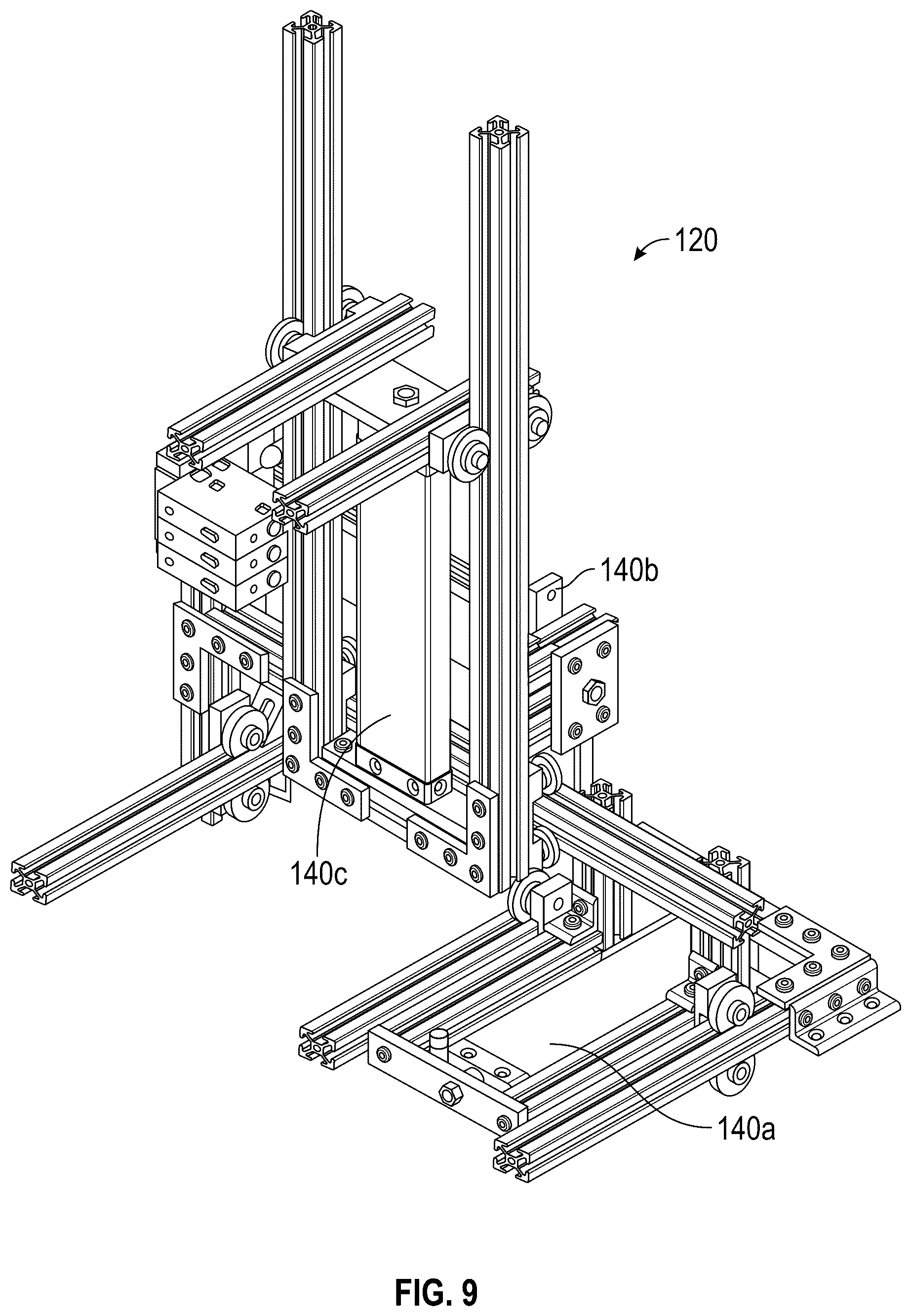 Patent US12139293 Figure 8 – Apparatus and method for applying labels to a customer container from a waste collection, disposal and/or recycling vehicle