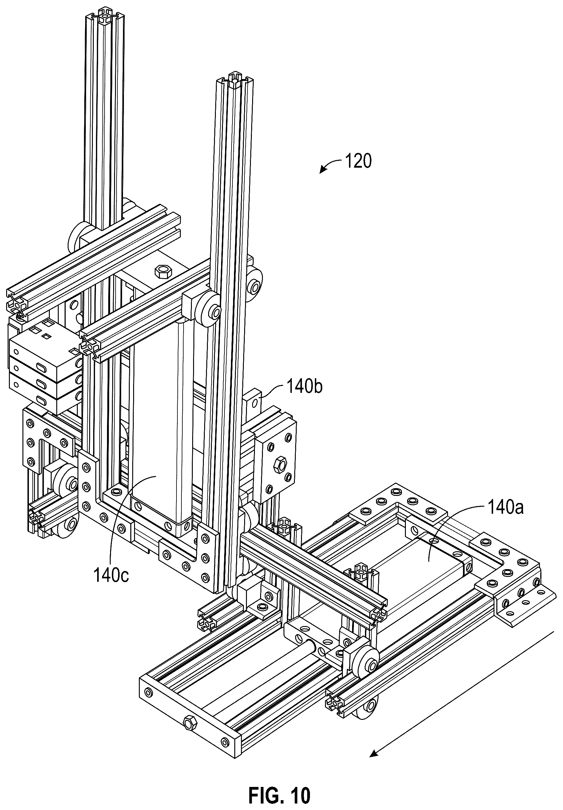 Patent US12139293 Figure 9 – Apparatus and method for applying labels to a customer container from a waste collection, disposal and/or recycling vehicle