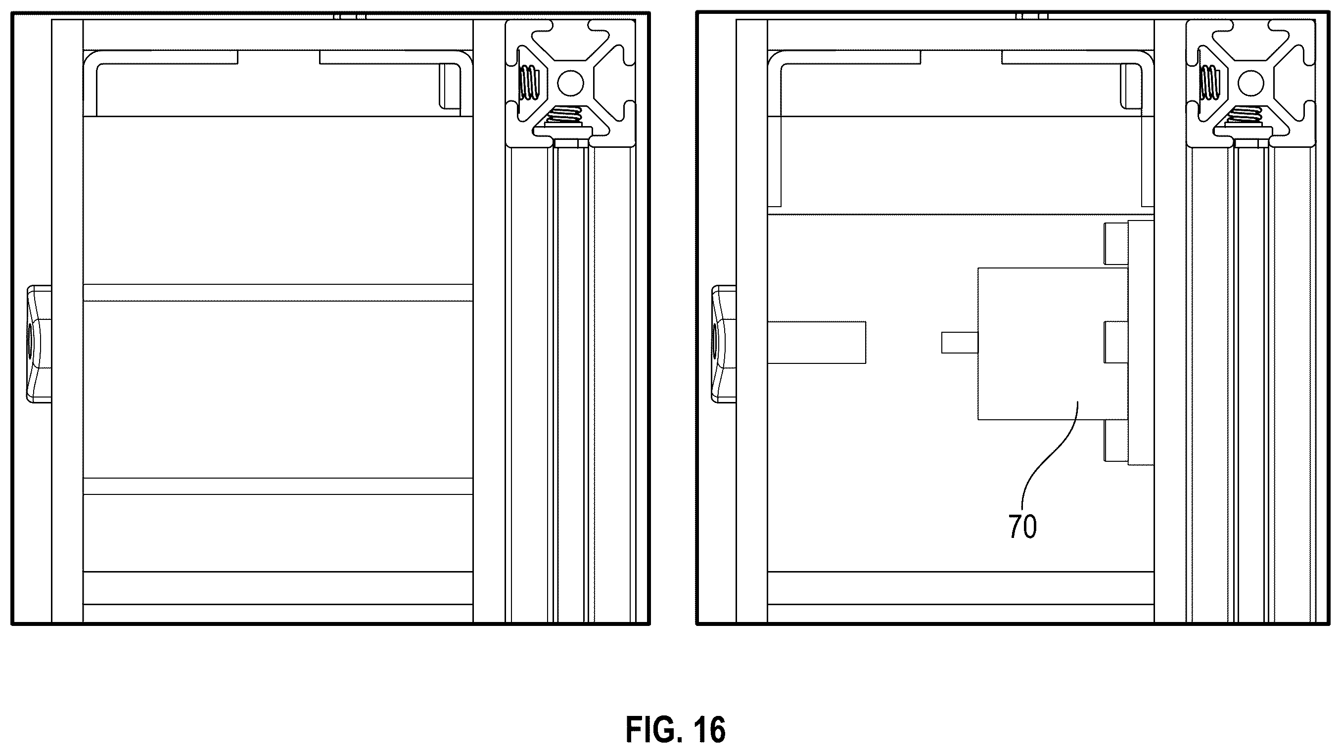 Patent US12139293 Figure 14 – Apparatus and method for applying labels to a customer container from a waste collection, disposal and/or recycling vehicle
