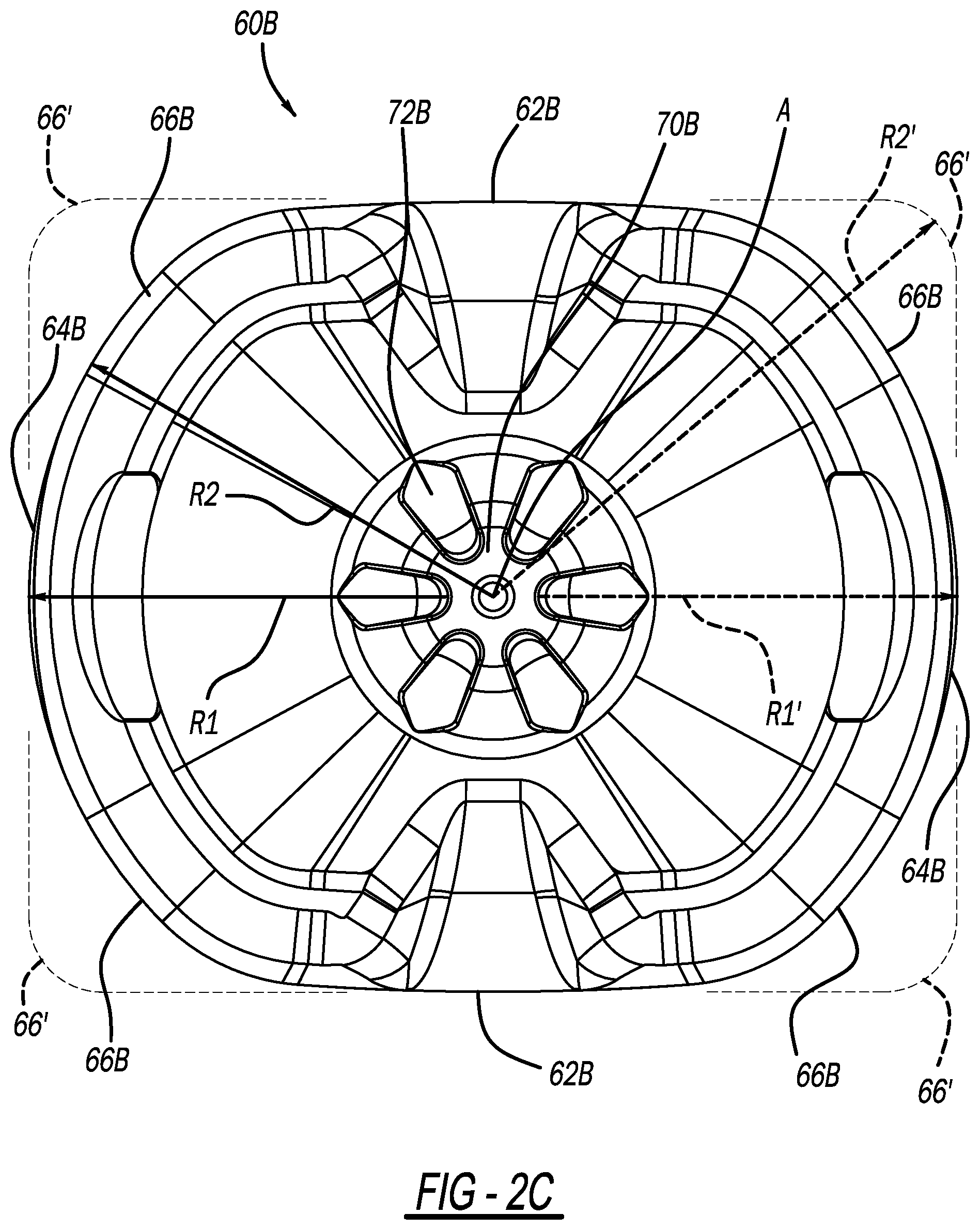 Patent US12139296 Figure 7 – Multi-serve container with oval cross-section