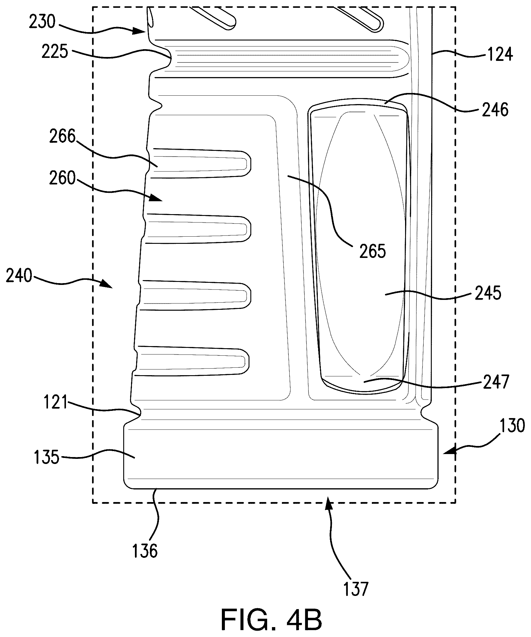 Patent US12139298 Figure 9 – Hot-fillable plastic container