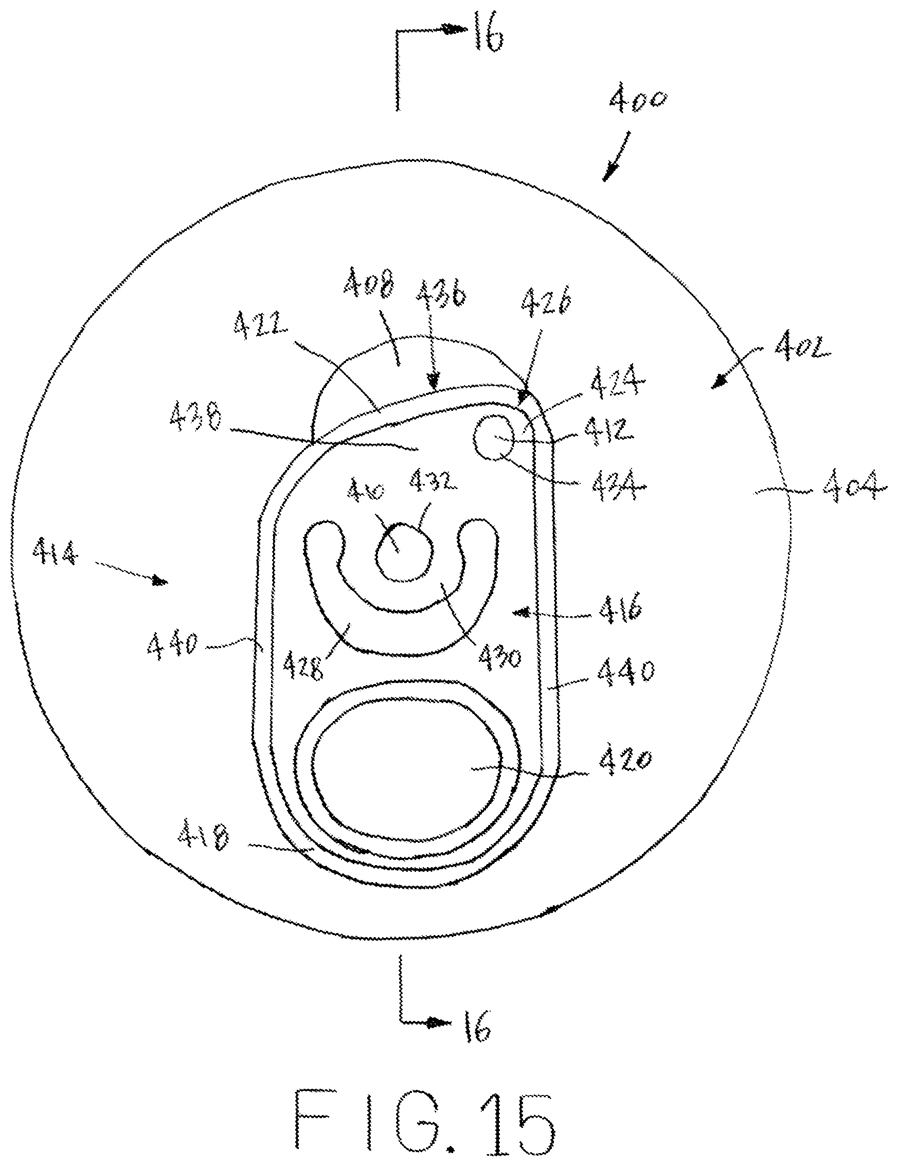 Patent US12139299 Figure 13 – Resealable beverage can lid