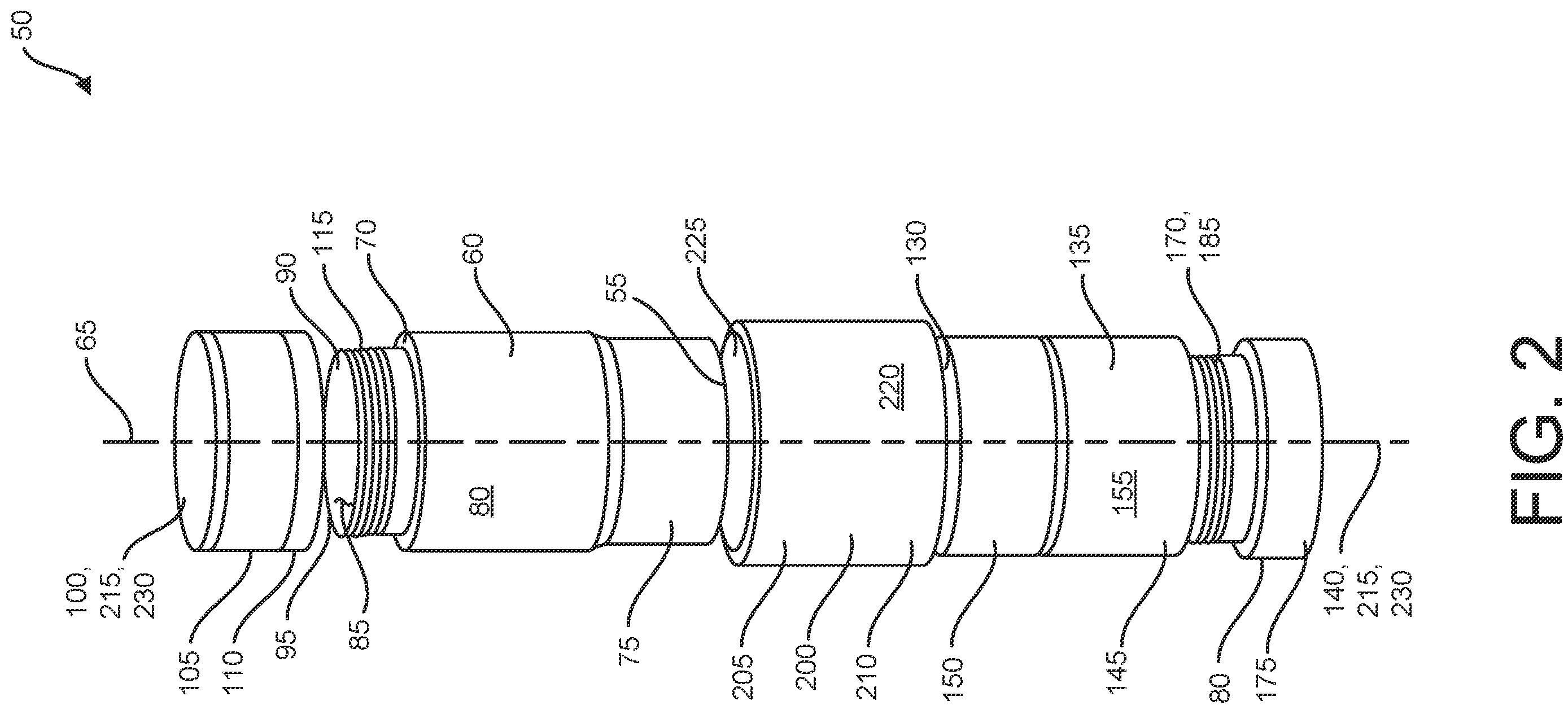 Patent US12139301 Figure 2 – Segmented shortwise container volume apparatus