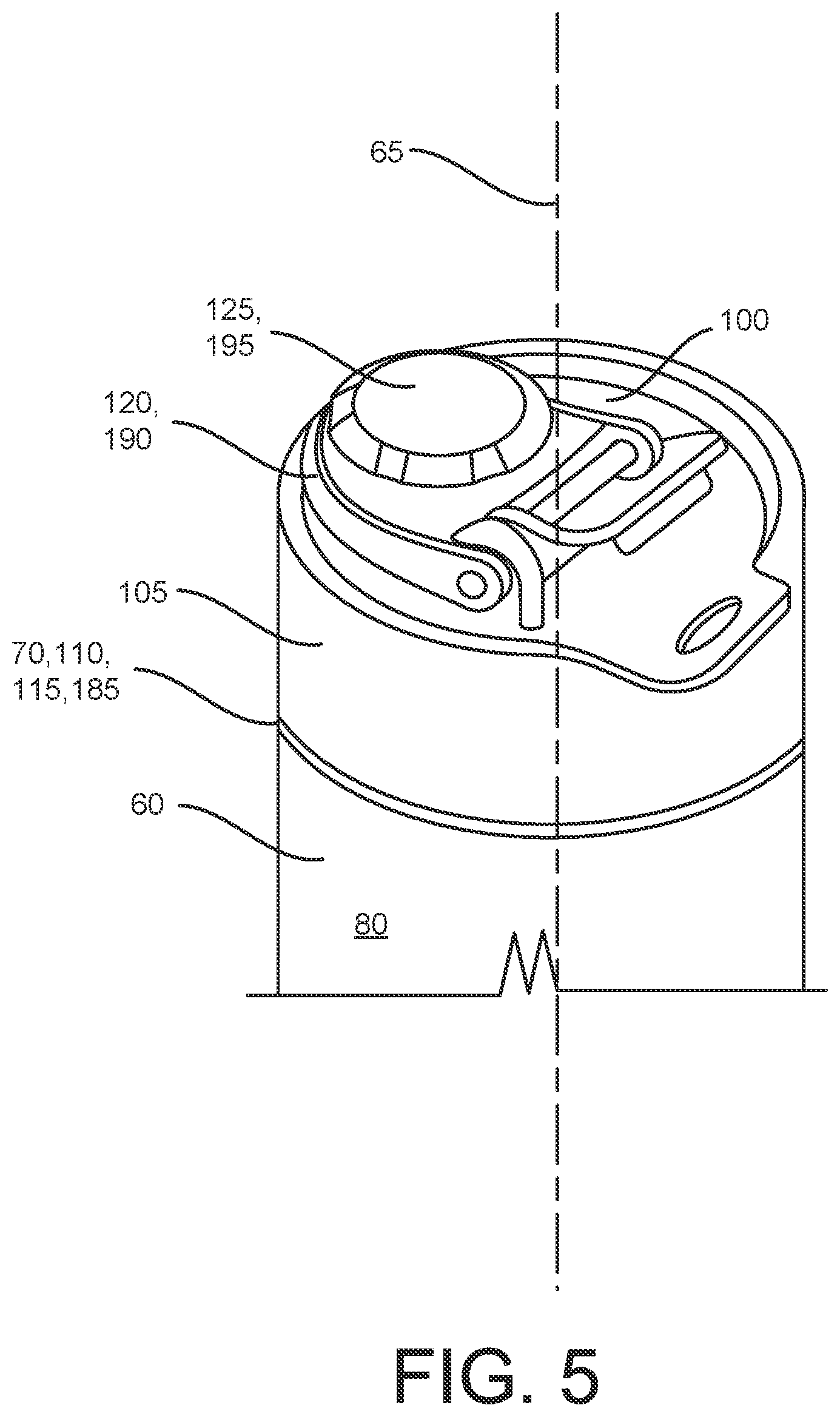 Patent US12139301 Figure 5 – Segmented shortwise container volume apparatus
