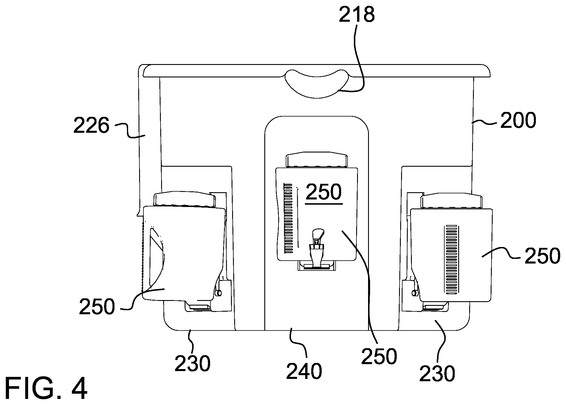 Patent US12139302 Figure 4 – Laundry basket