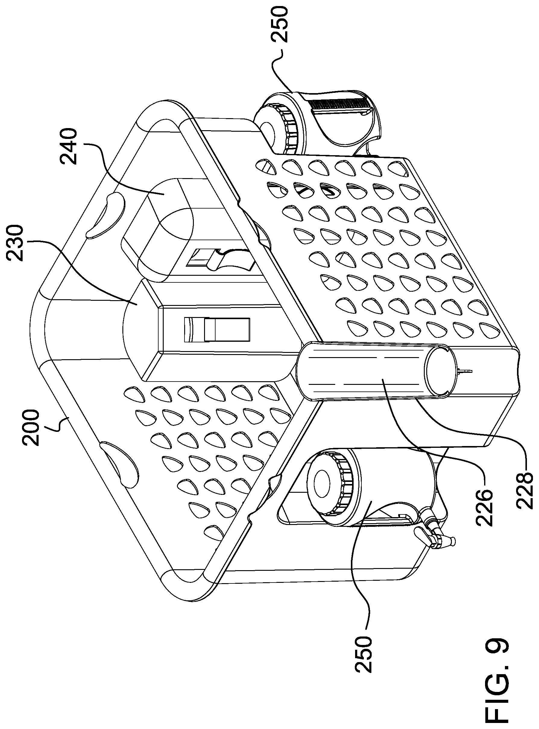 Patent US12139302 Figure 9 – Laundry basket