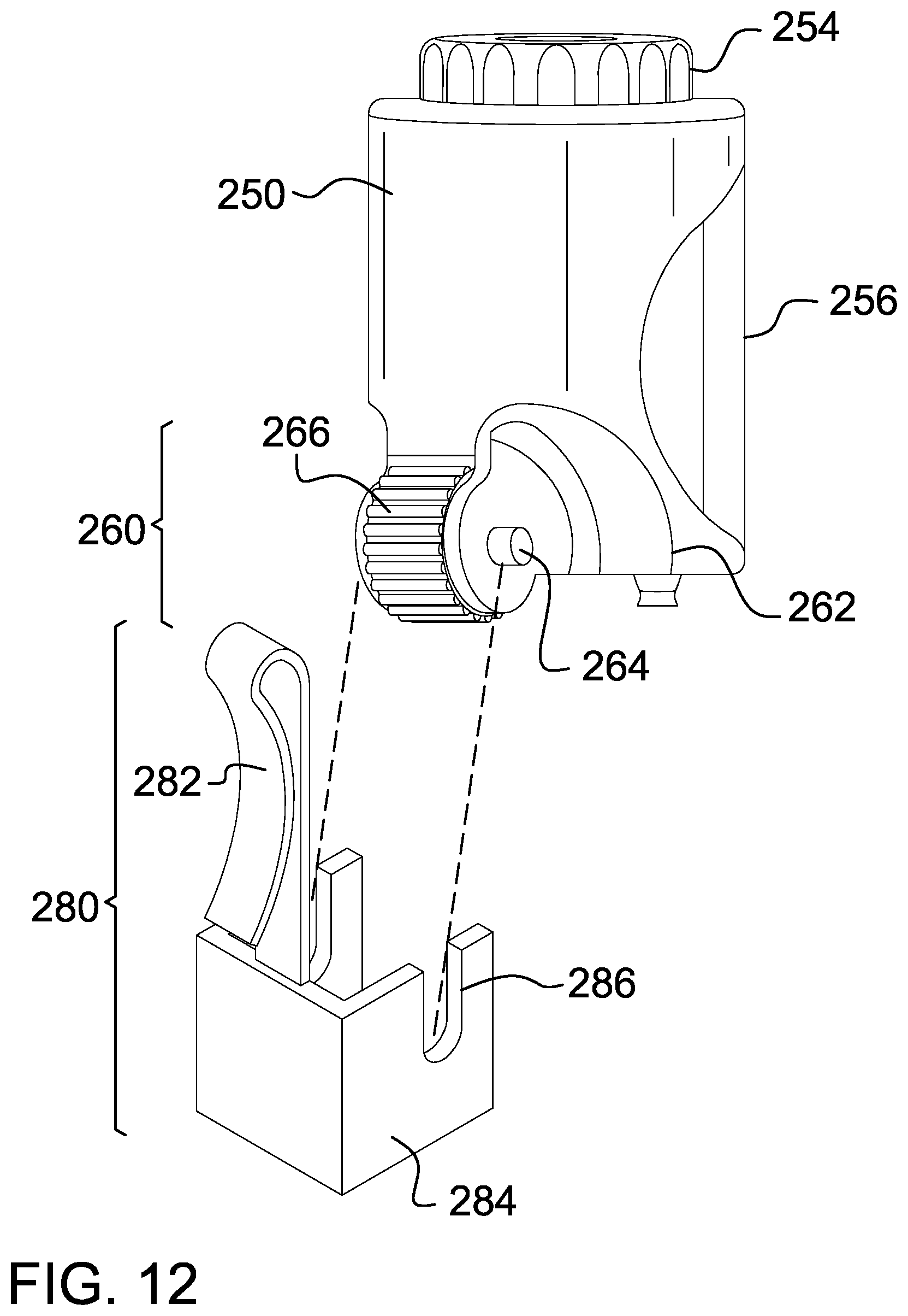 Patent US12139302 Figure 12 – Laundry basket