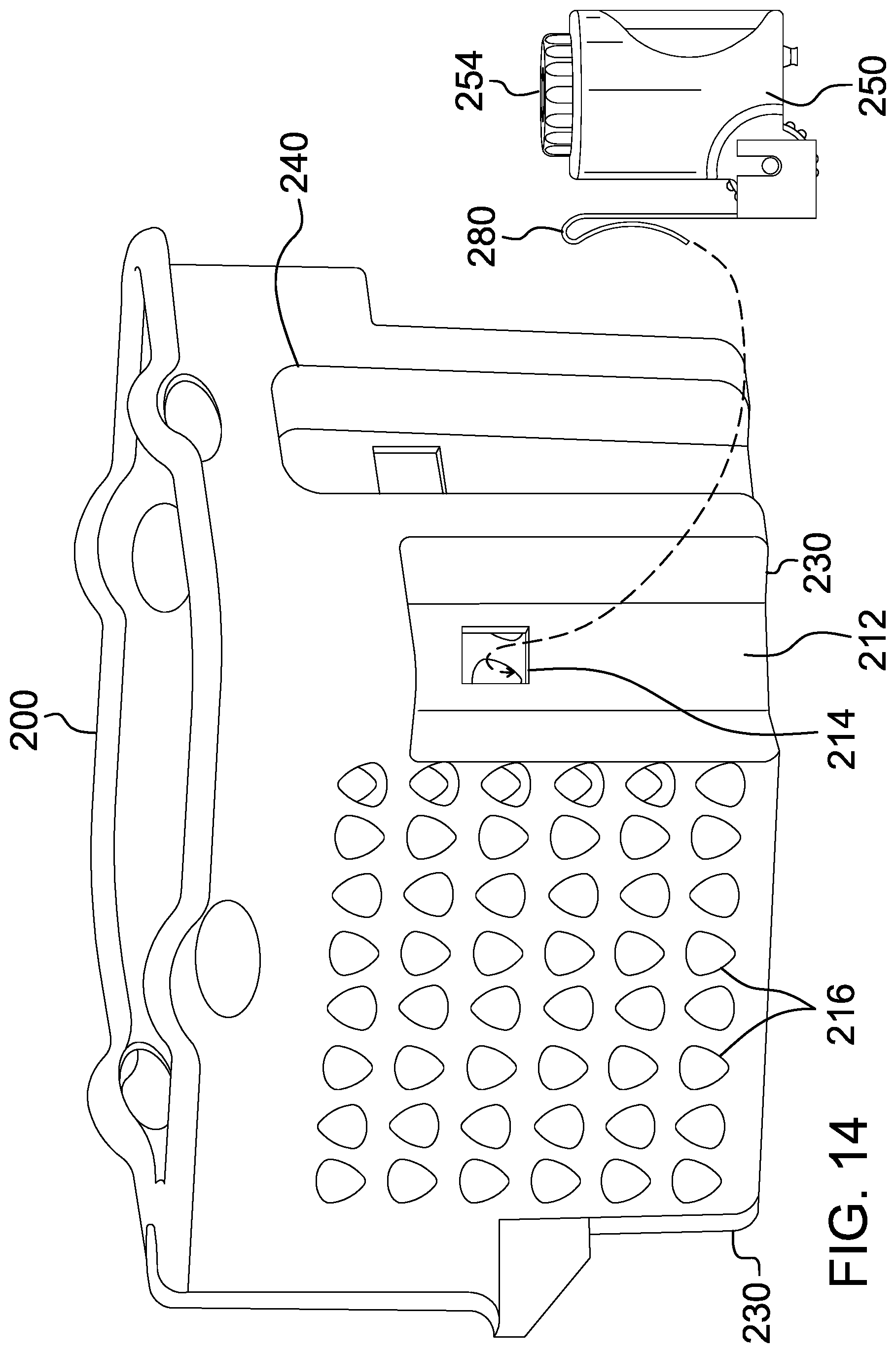 Patent US12139302 Figure 14 – Laundry basket