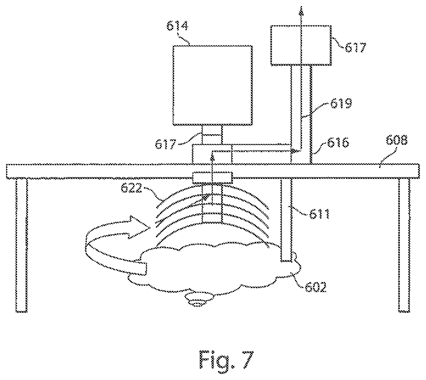 Patent US12139303 Figure 6 – Method of forming a collapsible bag using a mold and mandrel