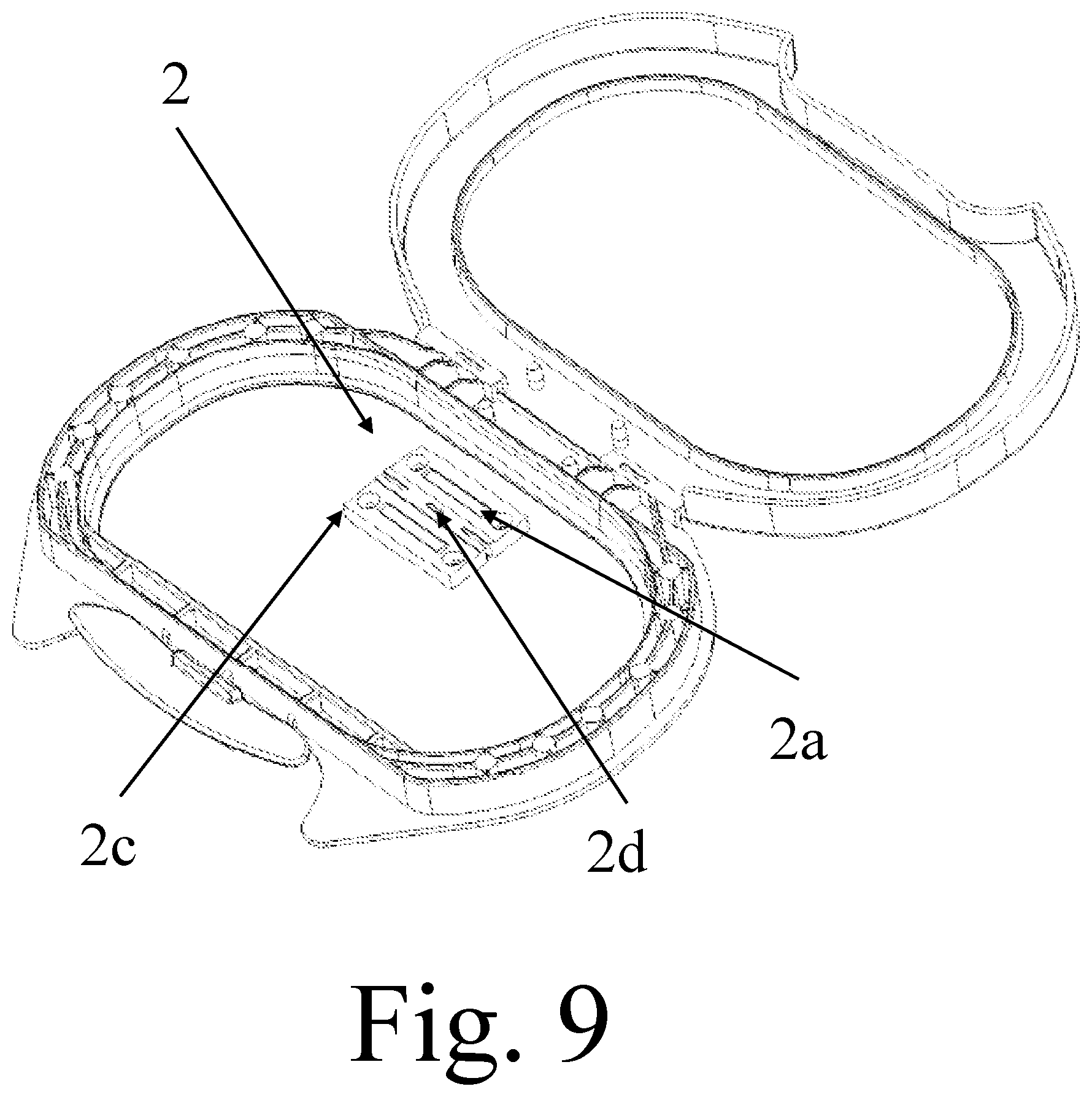 Patent US12139305 Figure 9 – Extruded spring strap for container and packaging applications
