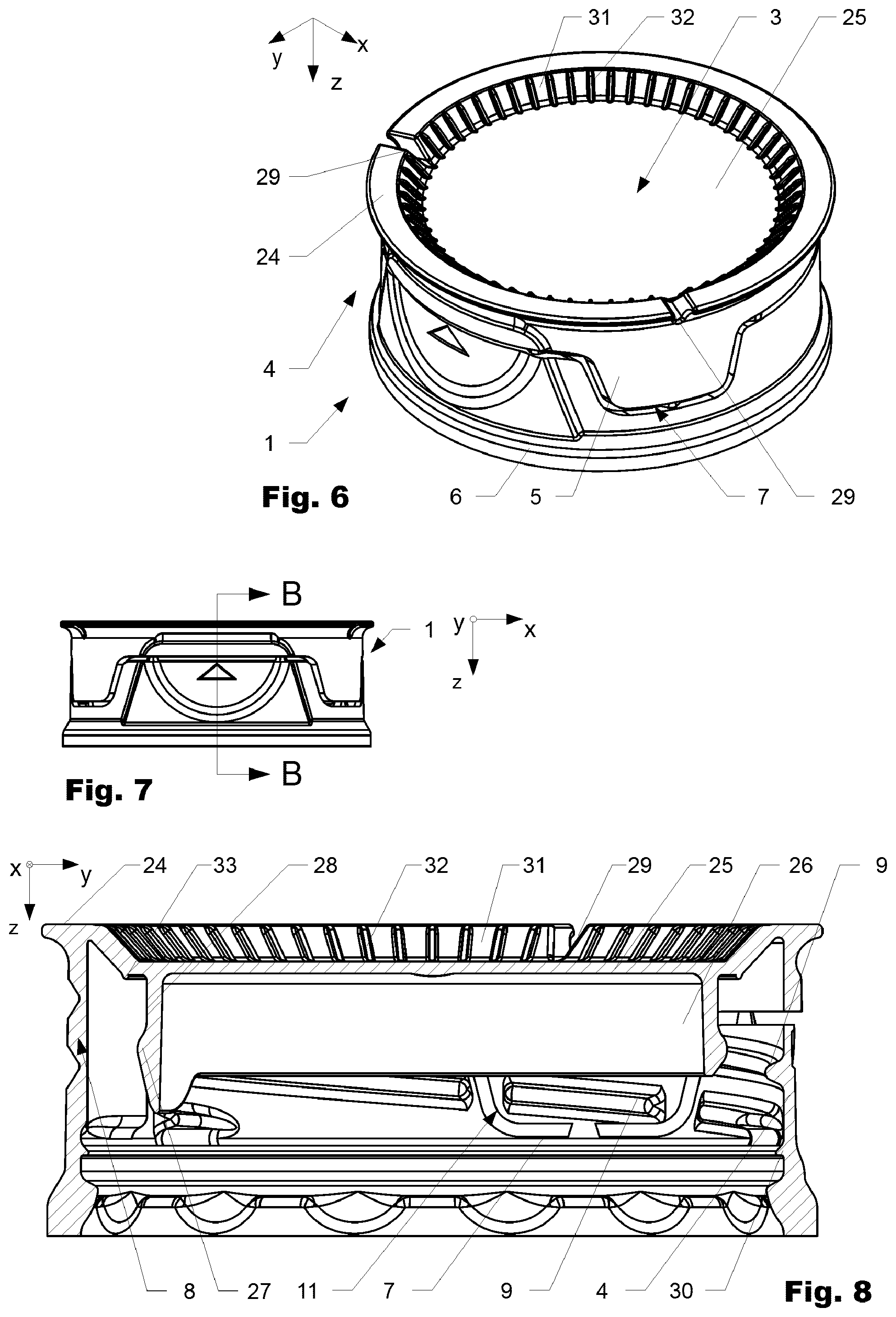 Patent US12139306 Figure 3 – Hinged closure