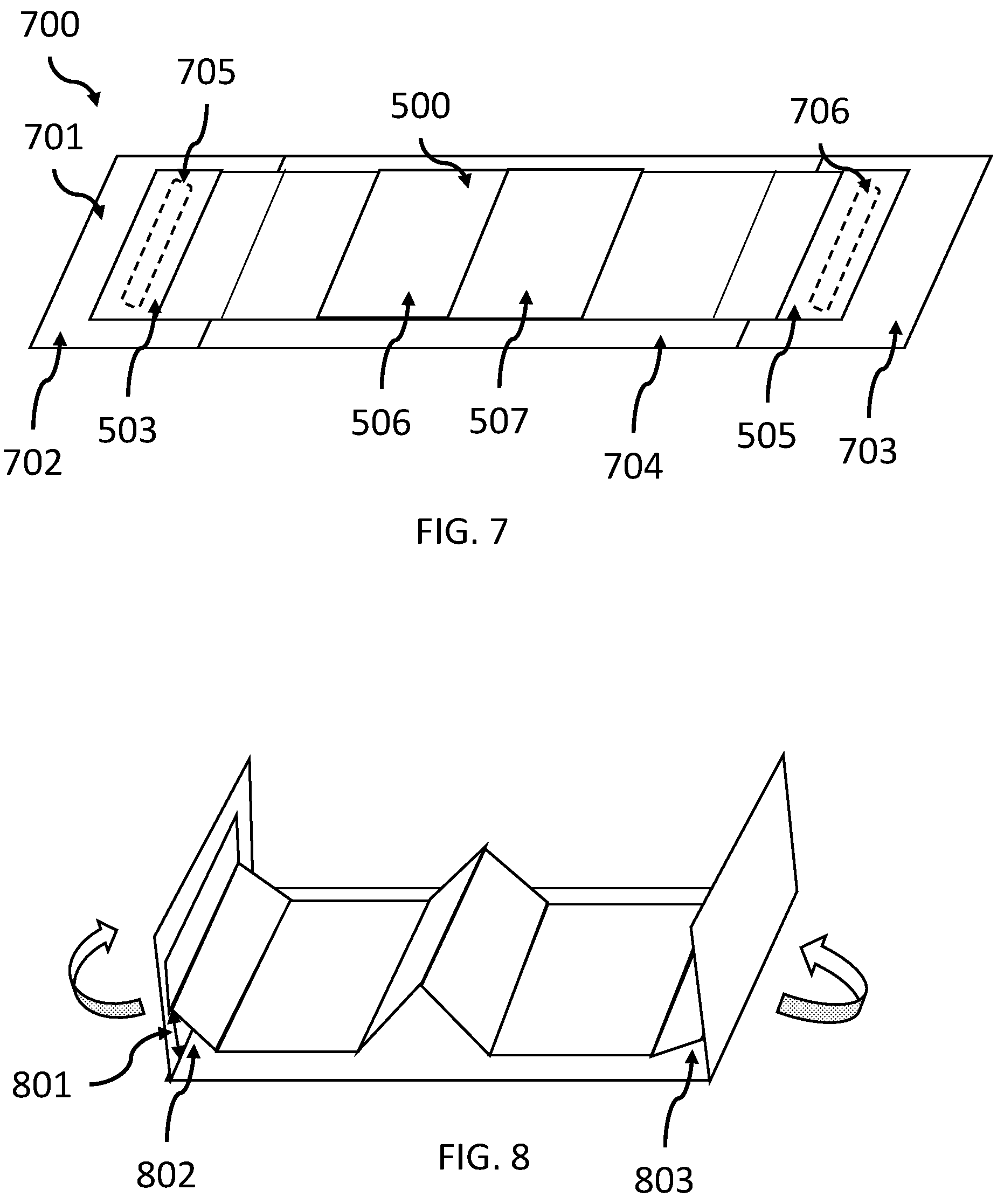 Patent US12139311 Figure 6 – Cardboard support element