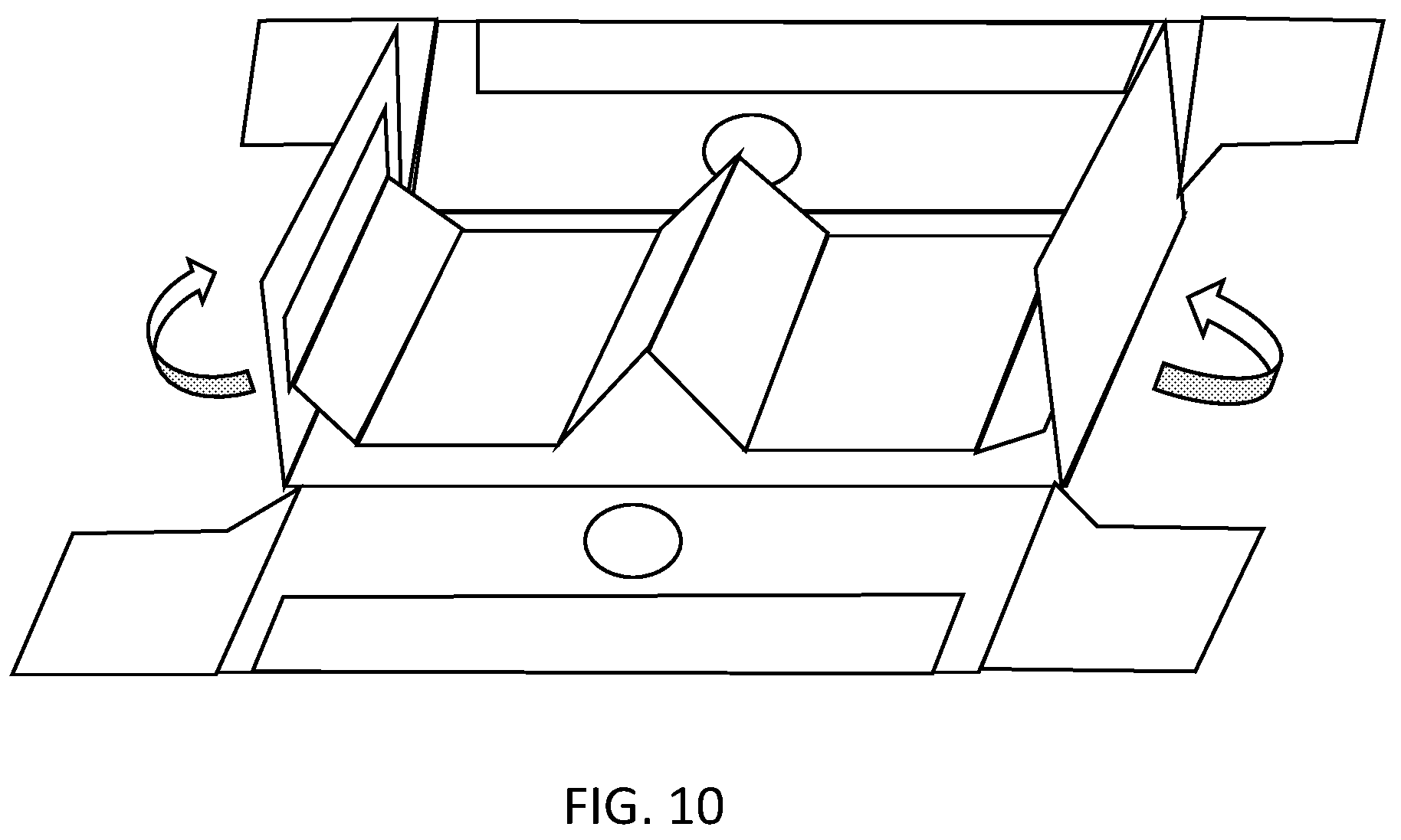 Patent US12139311 Figure 8 – Cardboard support element