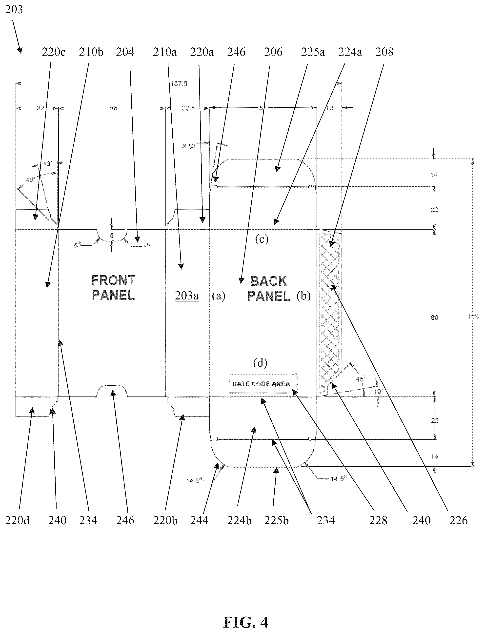 Patent US12139312 Figure 4 – Packaging for an aerosol delivery device and consumable components