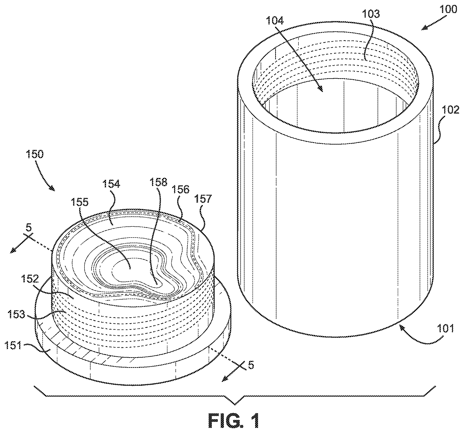 Patent US12139314 Figure 1 – System for storing and processing herbs