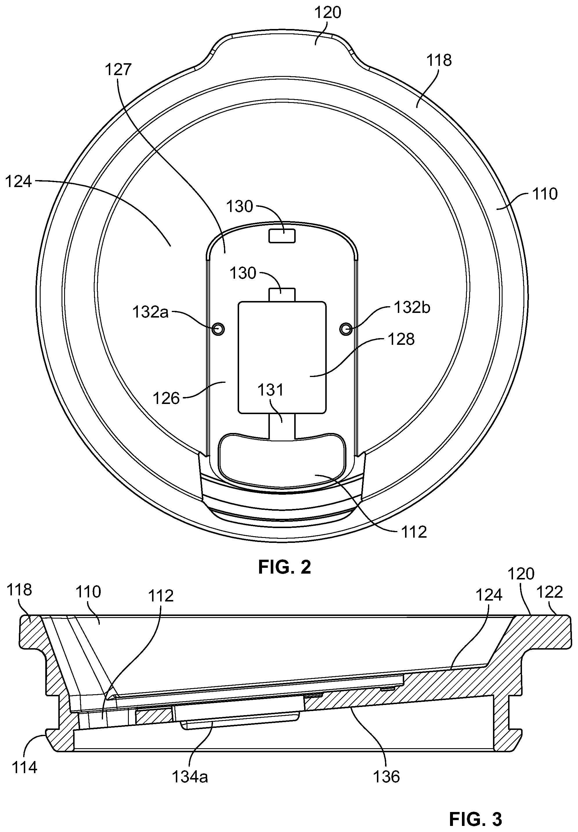 Patent US12139316 Figure 3 – Closure and lid and method of forming closure and lid
