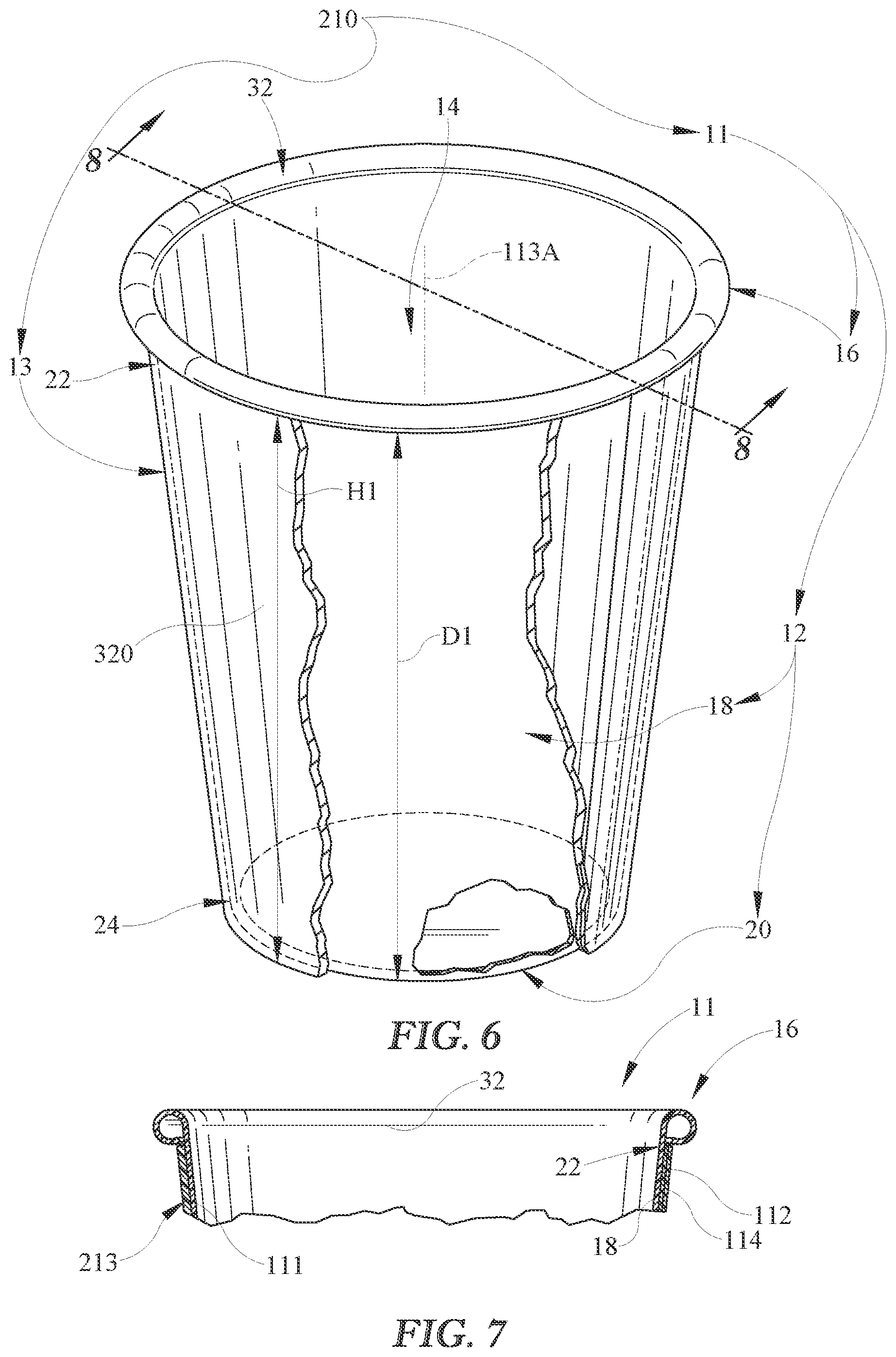 Patent US12139319 Figure 6 – Insulated container