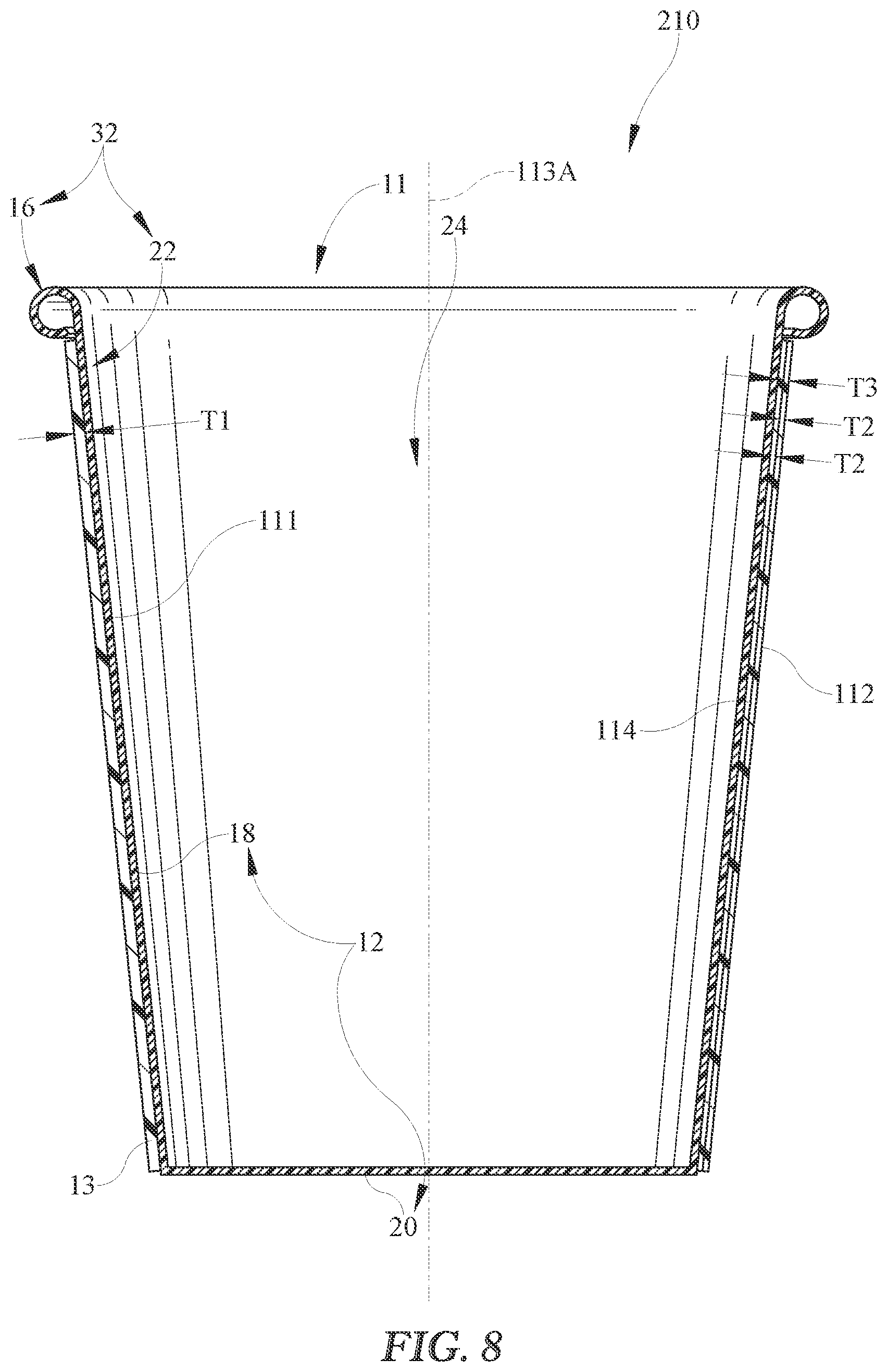 Patent US12139319 Figure 7 – Insulated container