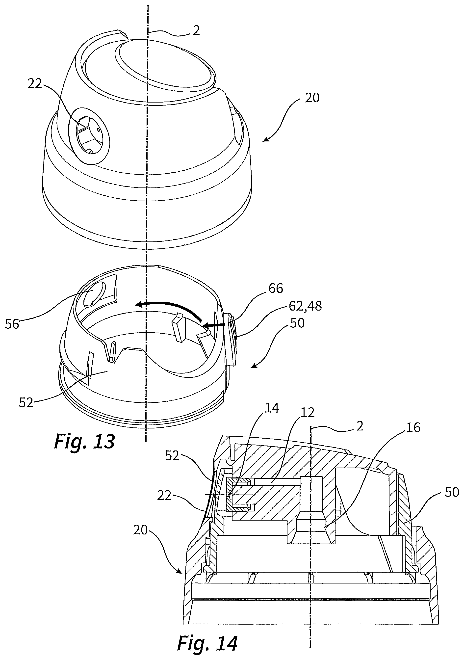 Patent US12139320 Figure 7 – Spray head, and dispenser having such a spray head