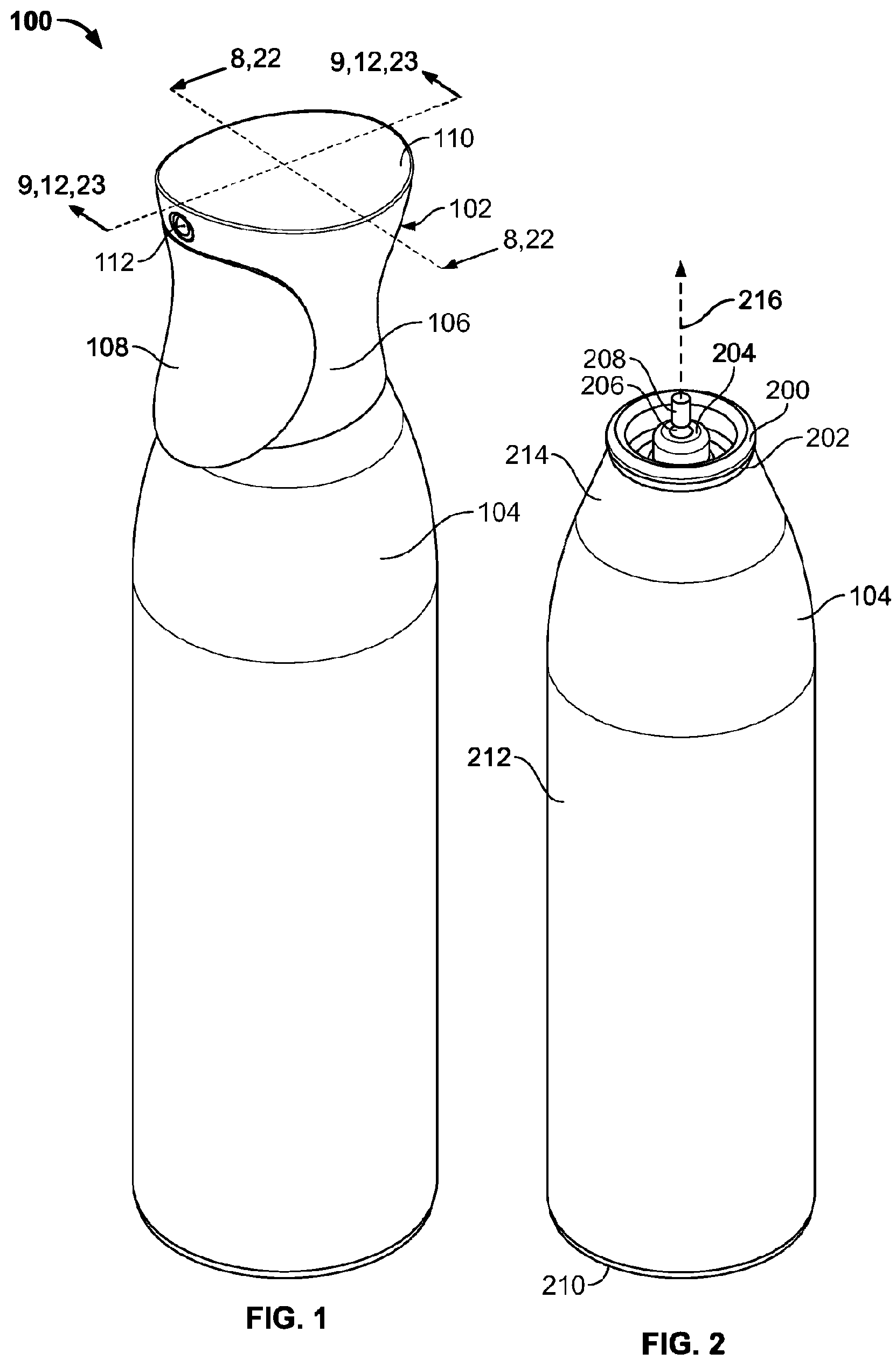Patent US12139321 Figure 1 – Dispensing systems