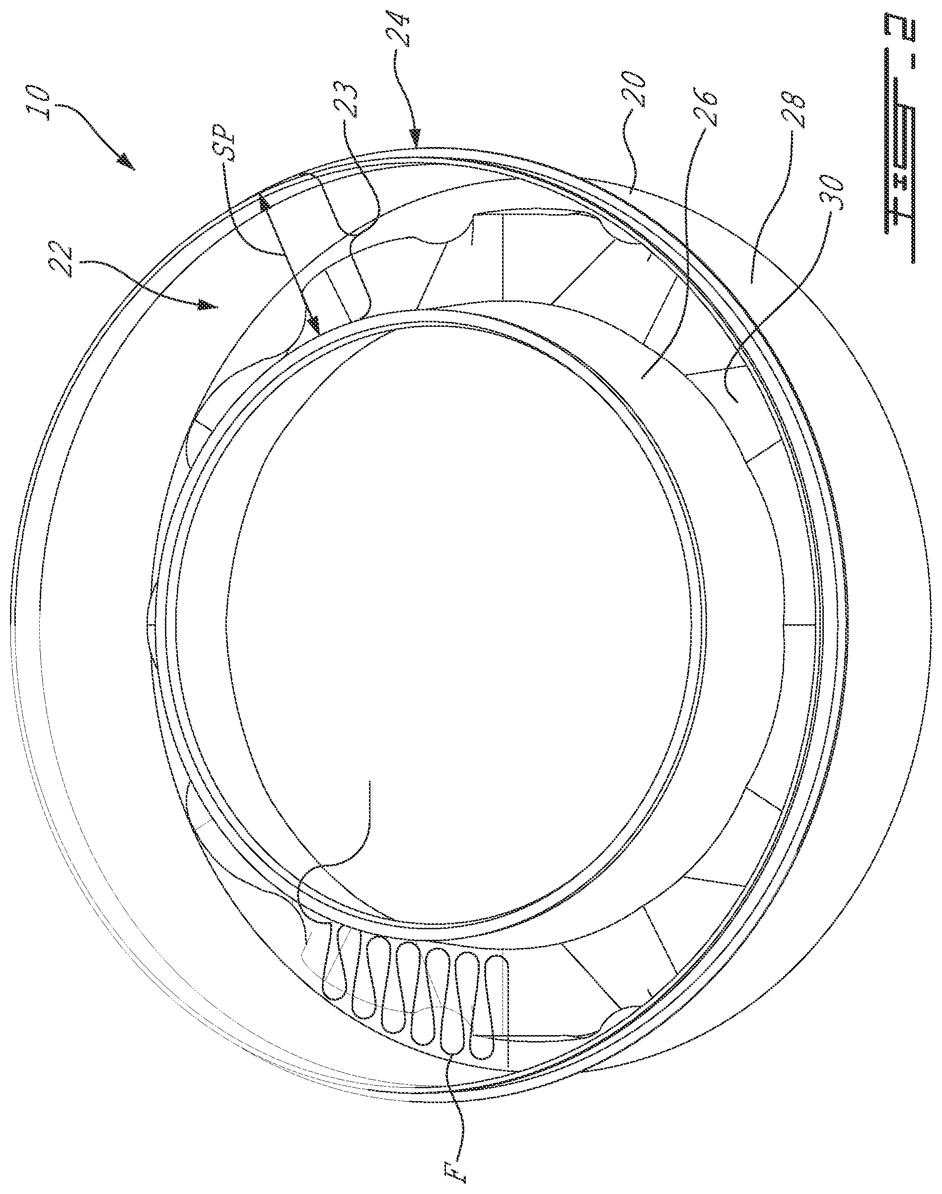Patent US12139325 Figure 2 – Film-dispensing cassette for waste-disposal systems