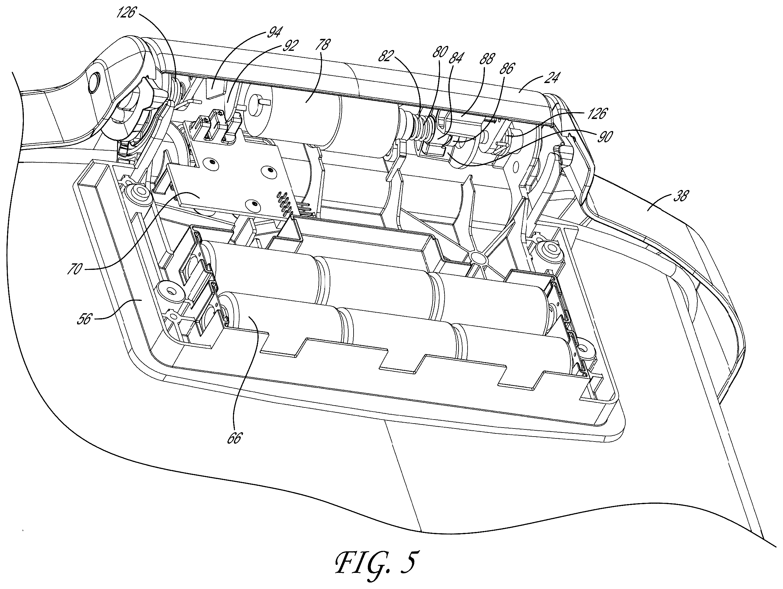 Patent US12139328 Figure 5 – Ultrasonic sensing trash can