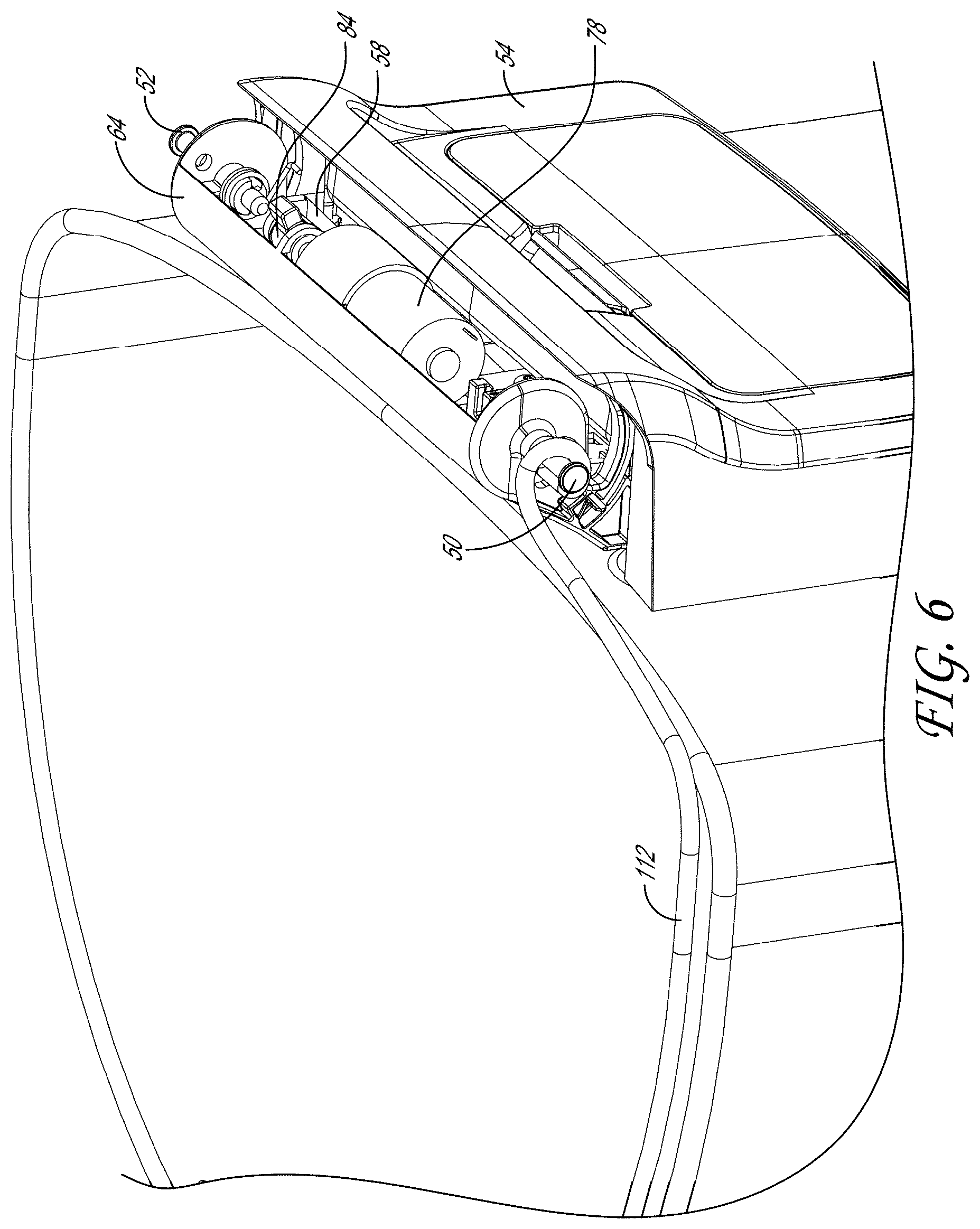 Patent US12139328 Figure 6 – Ultrasonic sensing trash can