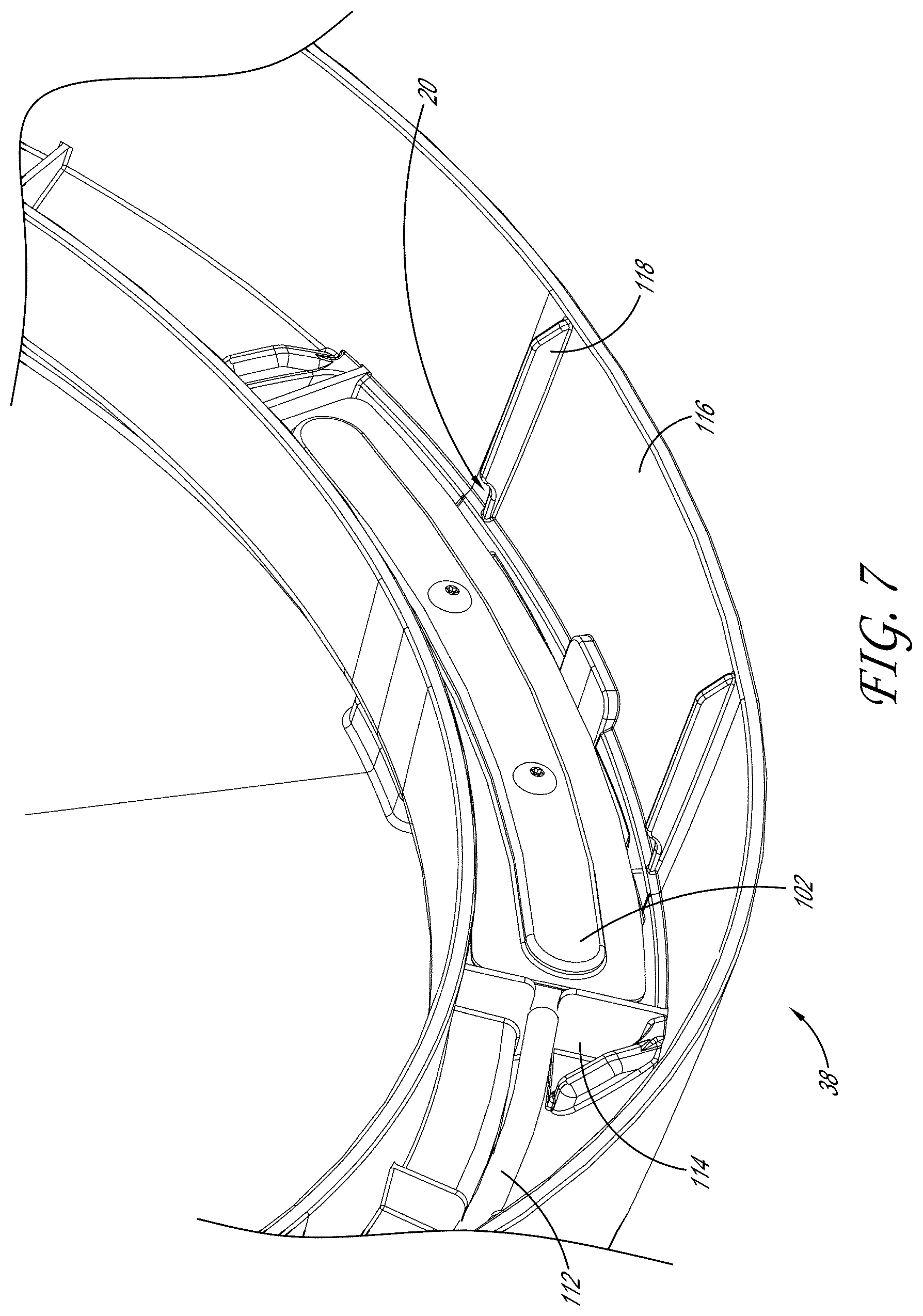 Patent US12139328 Figure 7 – Ultrasonic sensing trash can