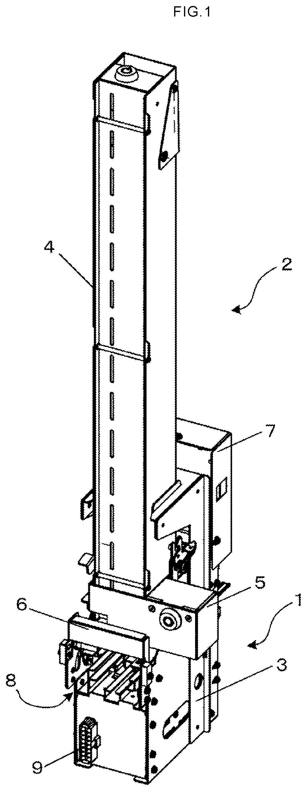 Patent US12139331 — Article storage container and article feeder — Figure 1