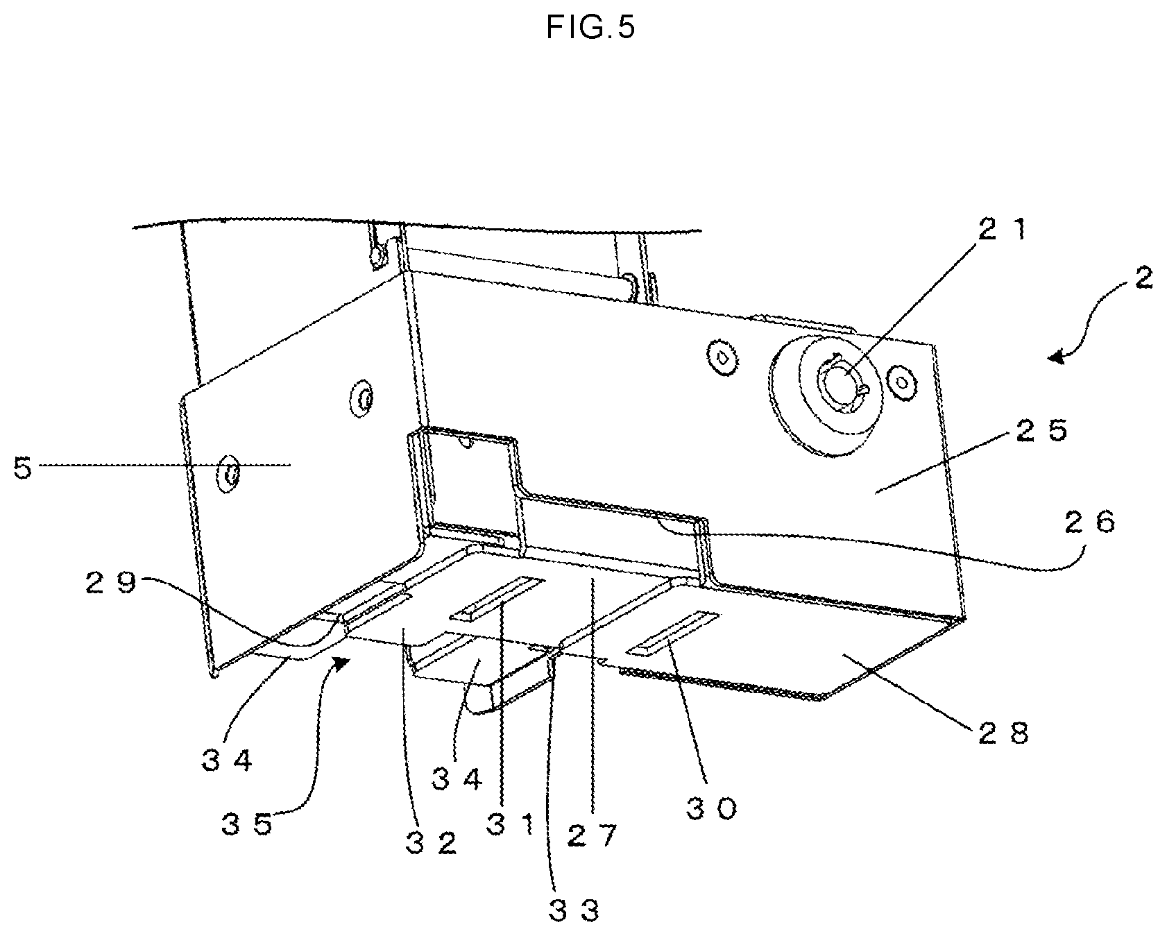 Patent US12139331 Figure 5 – Article storage container and article feeder
