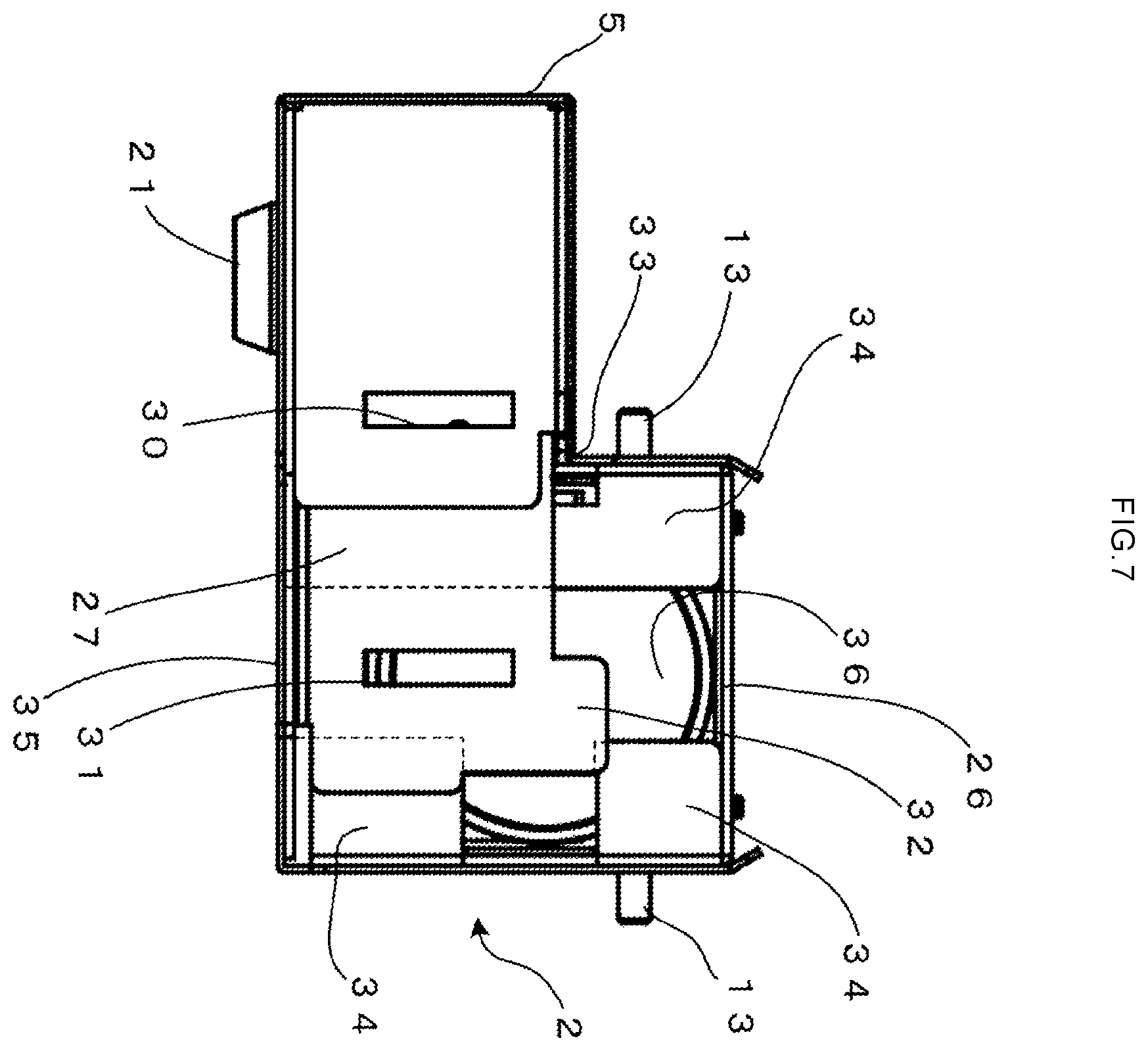 Patent US12139331 Figure 7 – Article storage container and article feeder