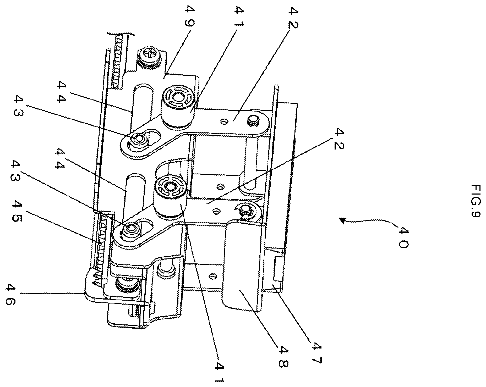 Patent US12139331 Figure 9 – Article storage container and article feeder
