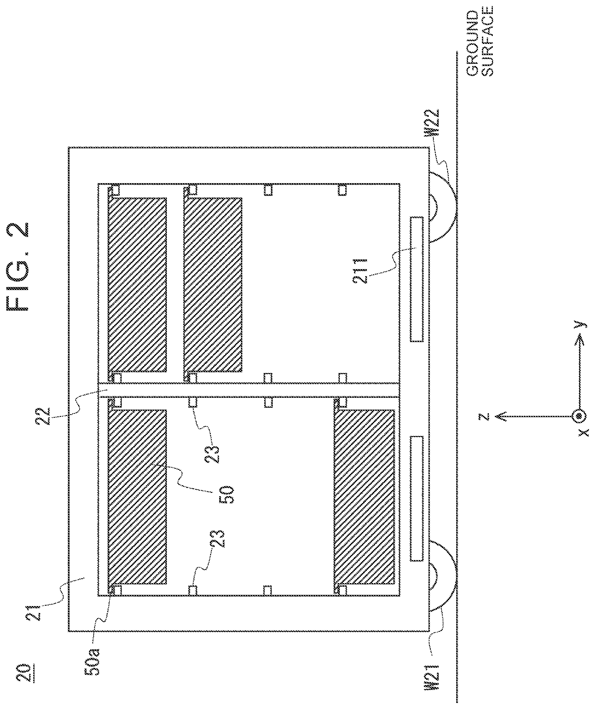 Patent US12139333 Figure 2 – Transport system and transport method
