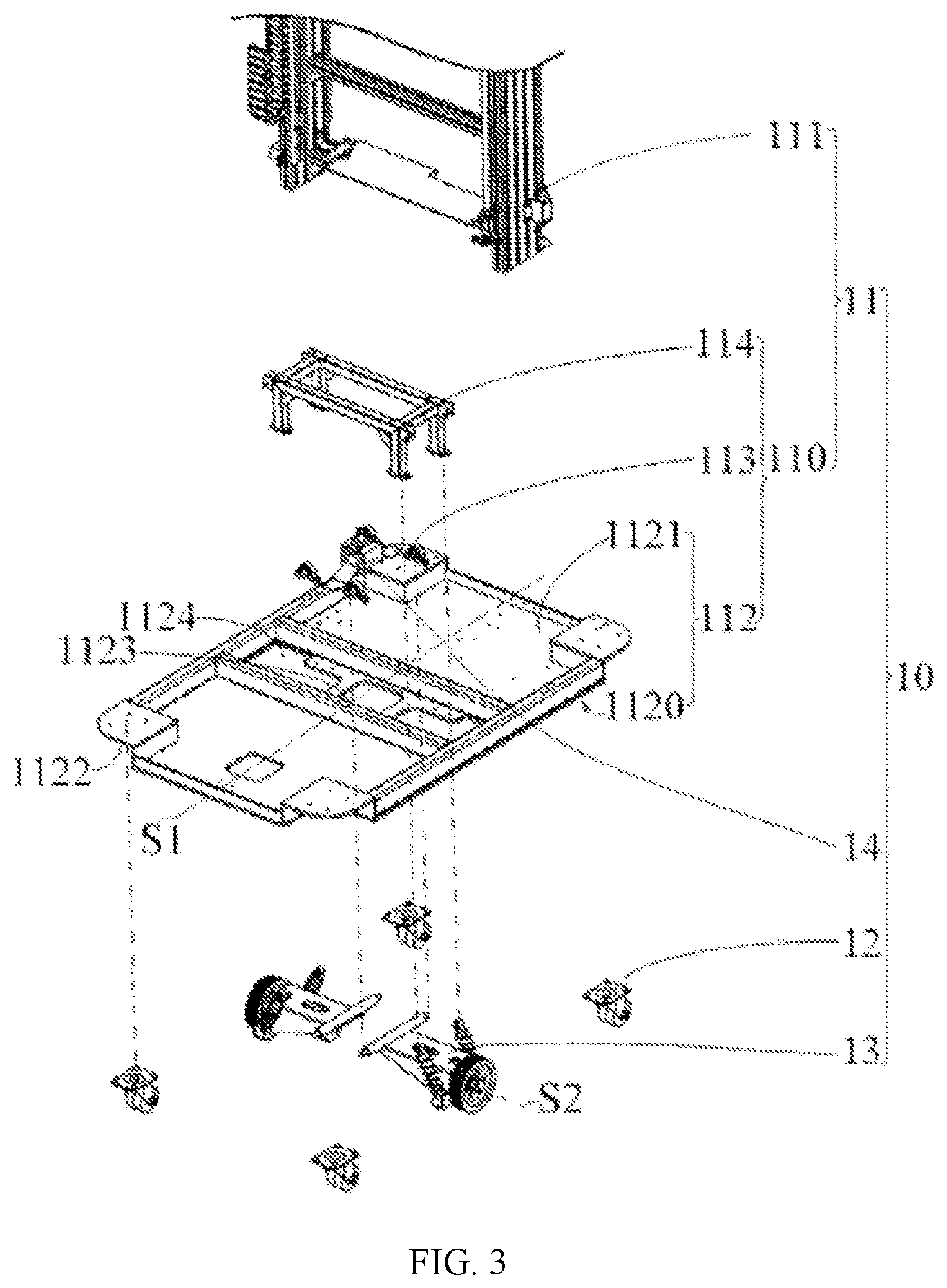 Patent US12139335 Figure 3 – Handling robot