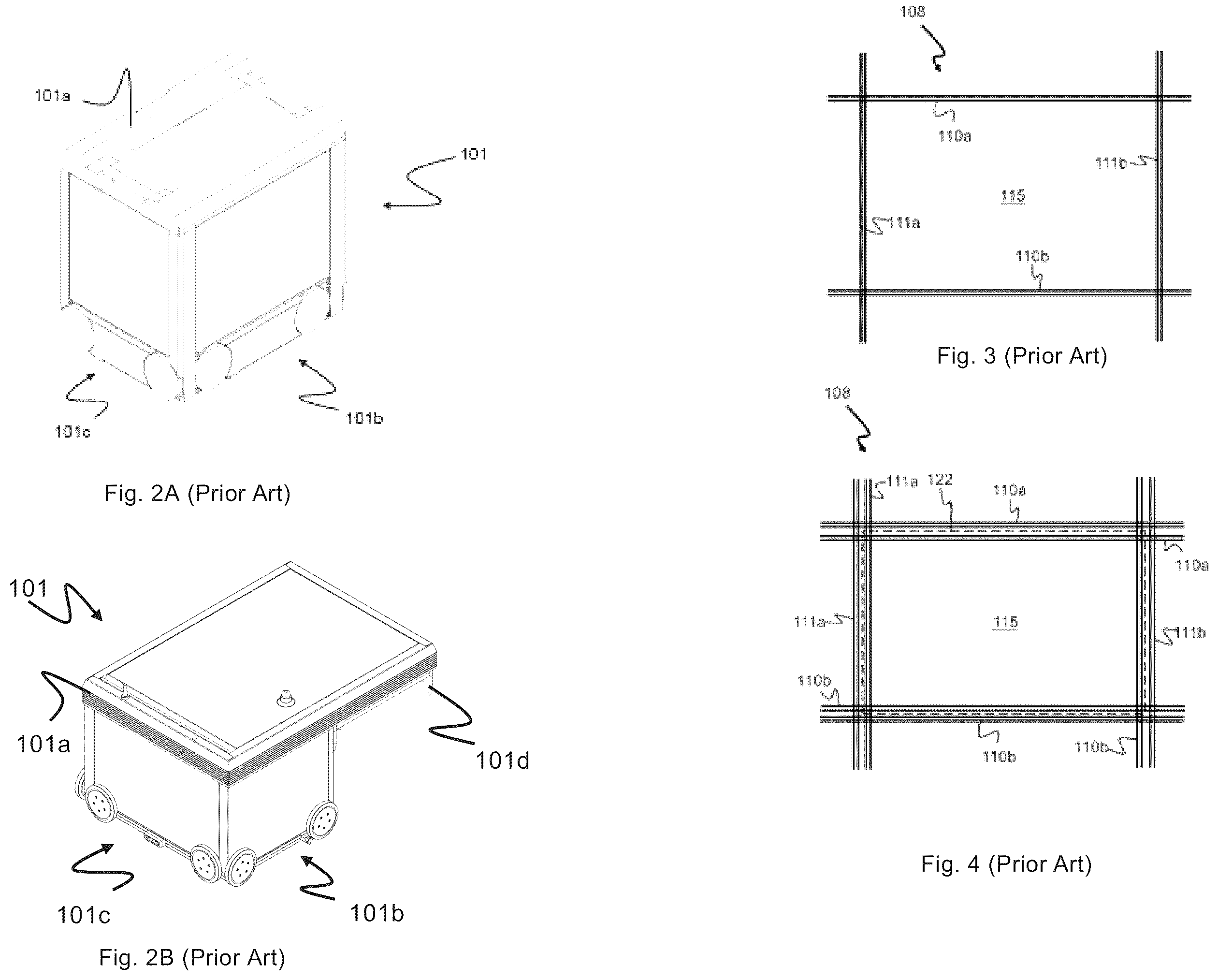 Patent US12139336 Figure 2 – Transport of container handling vehicles between storage grids of different heights