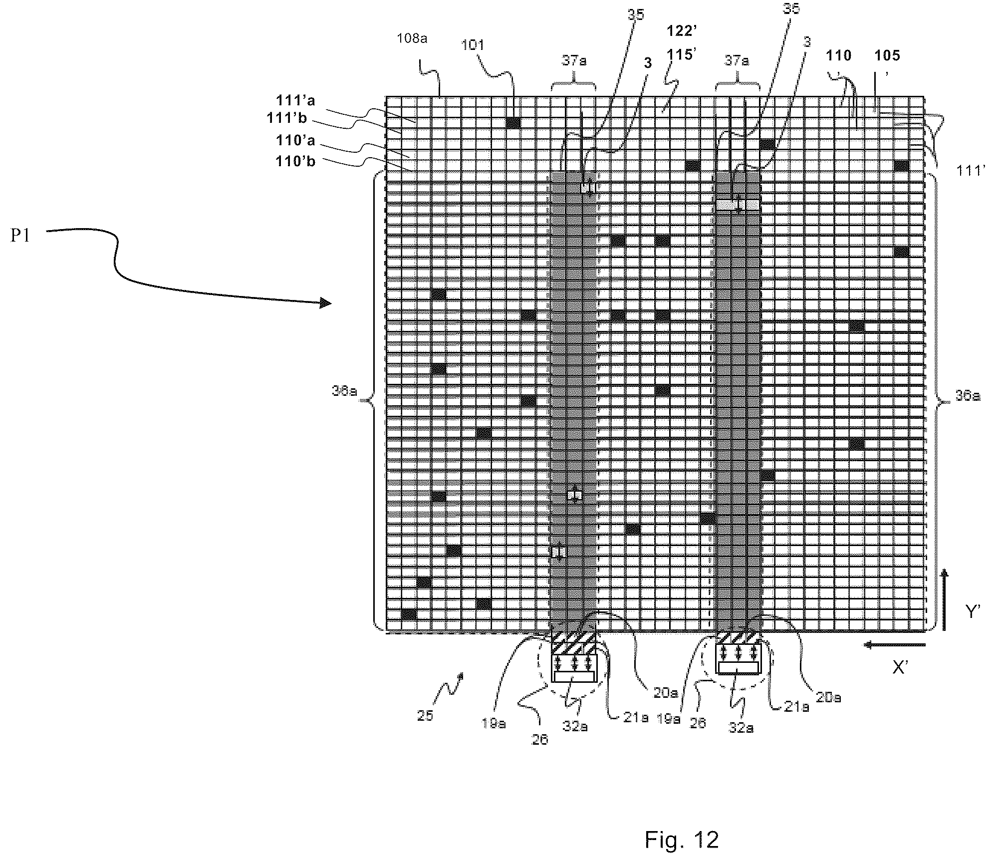Patent US12139336 Figure 10 – Transport of container handling vehicles between storage grids of different heights