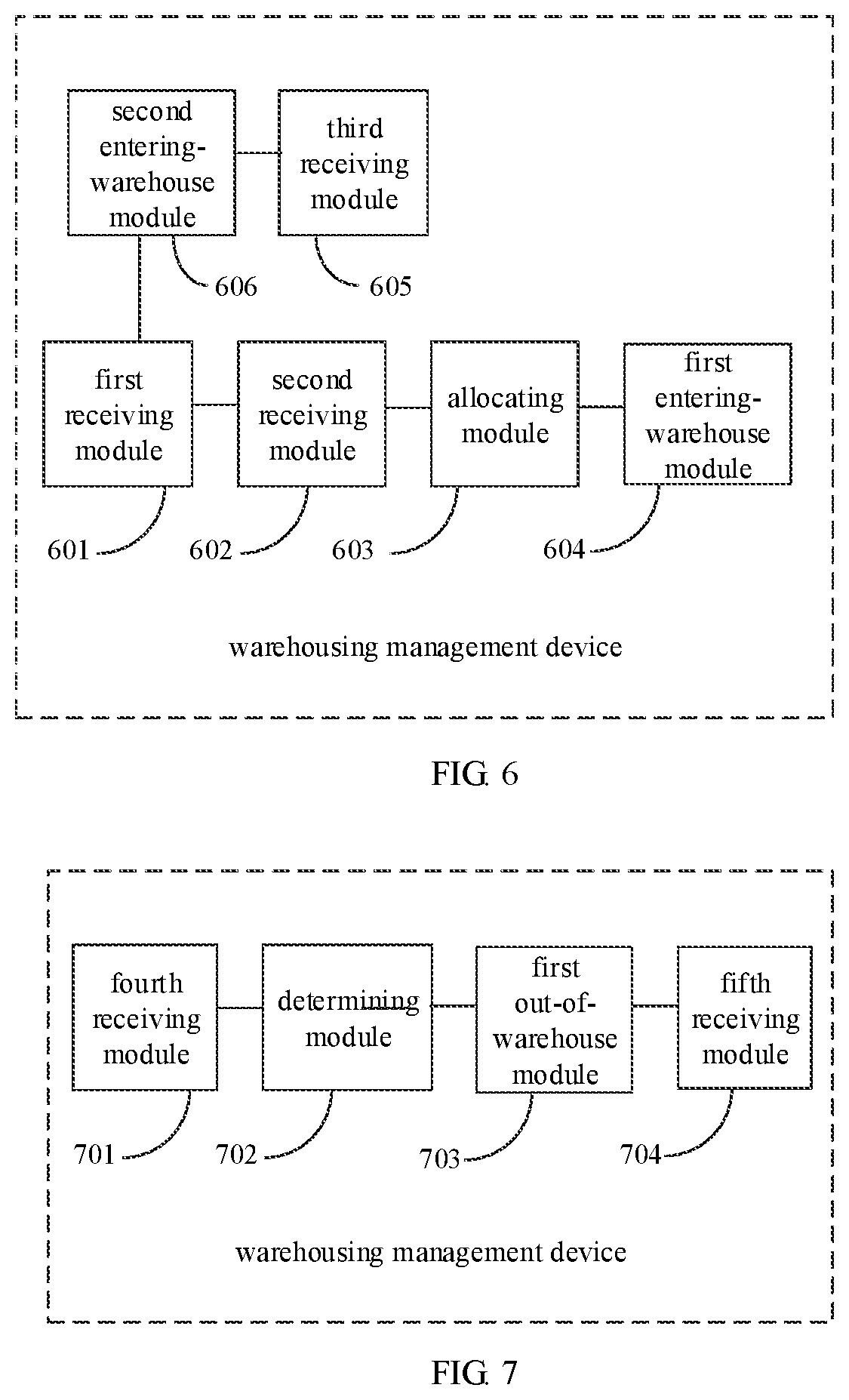 Patent US12139337 Figure 4 – Warehousing line, warehousing management method and device