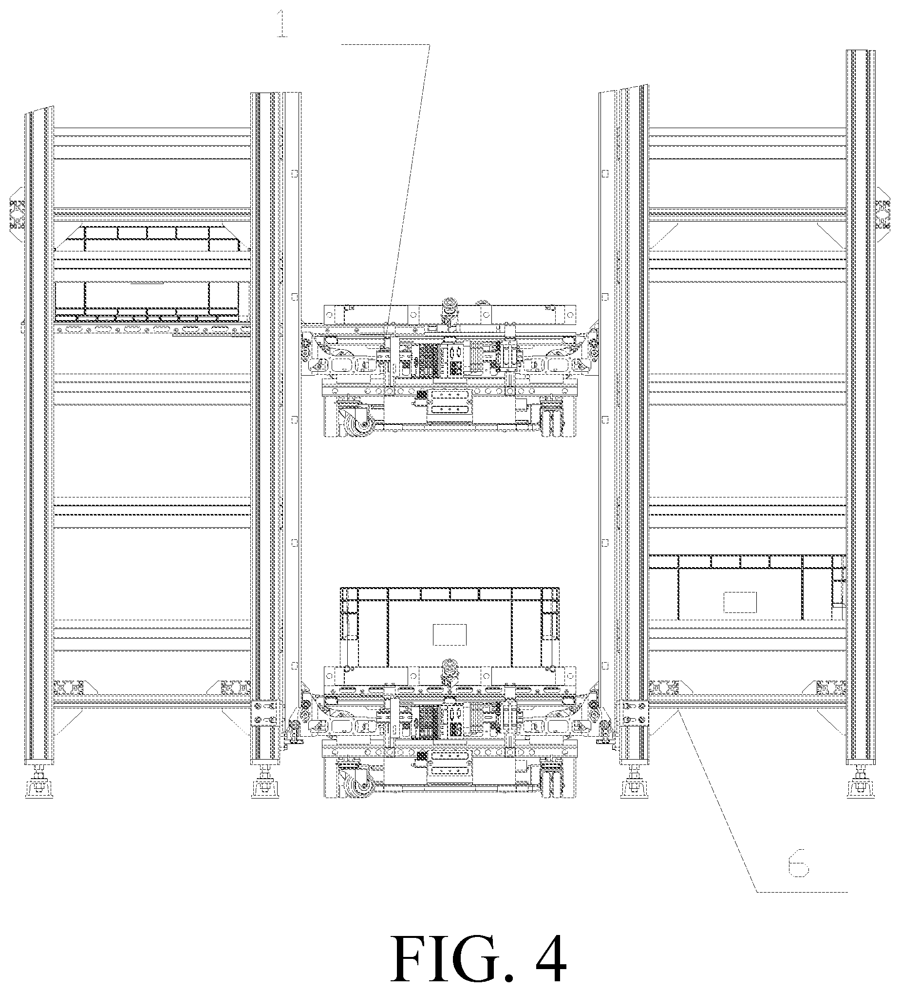 Patent US12139338 Figure 4 – Article transportation system