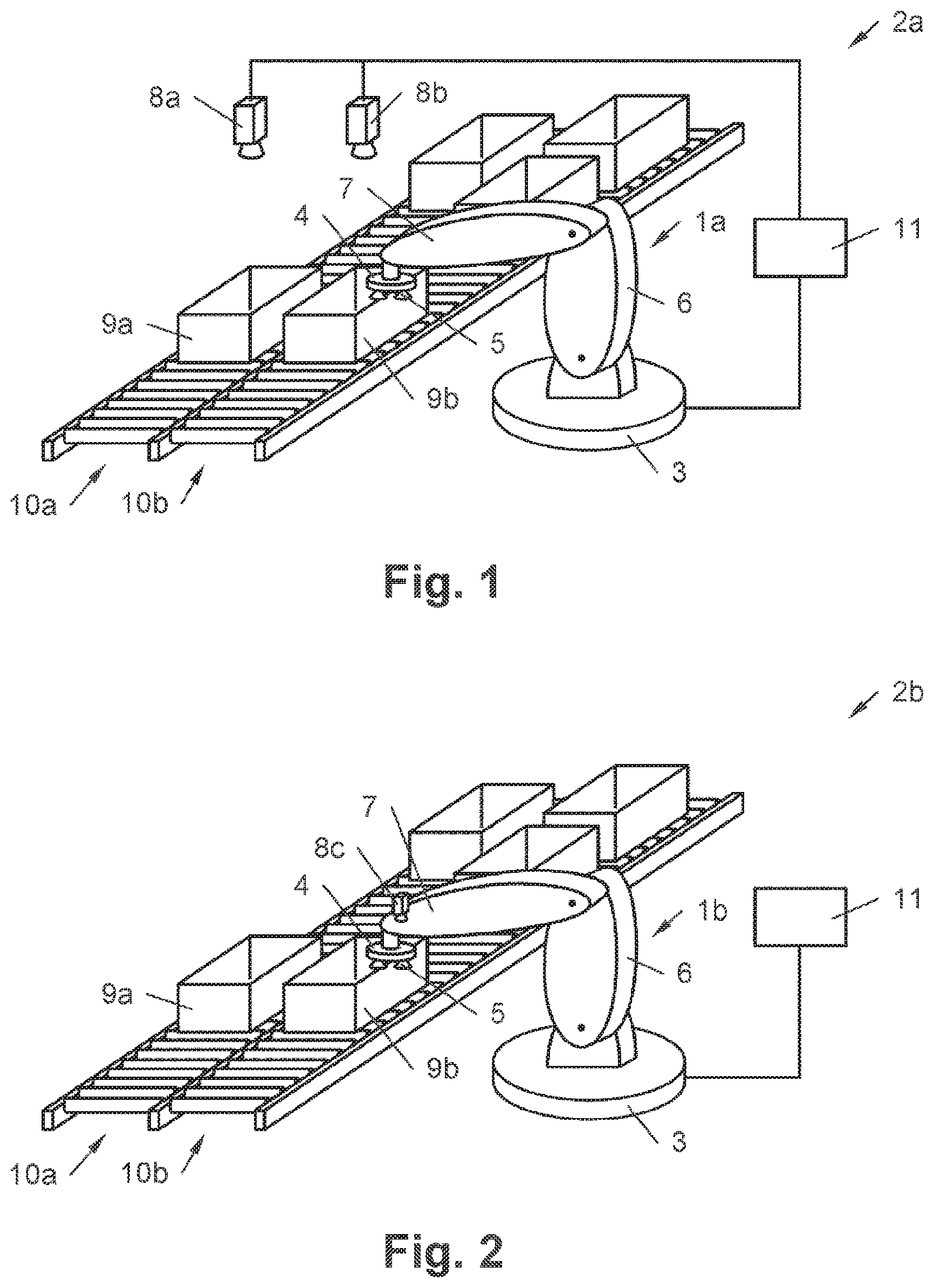 Patent US12139340 Figure 1 – Robot system for gripping an item in a storage and picking system, and operating method for same