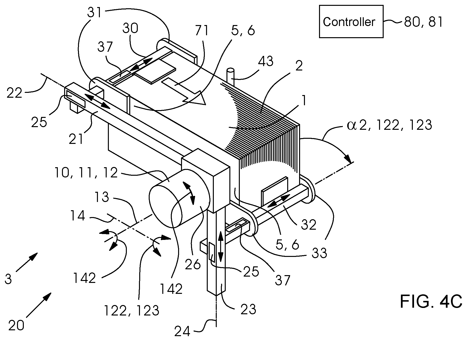 Patent US12139351 Figure 7 – Method of moving a stack of products using a robot