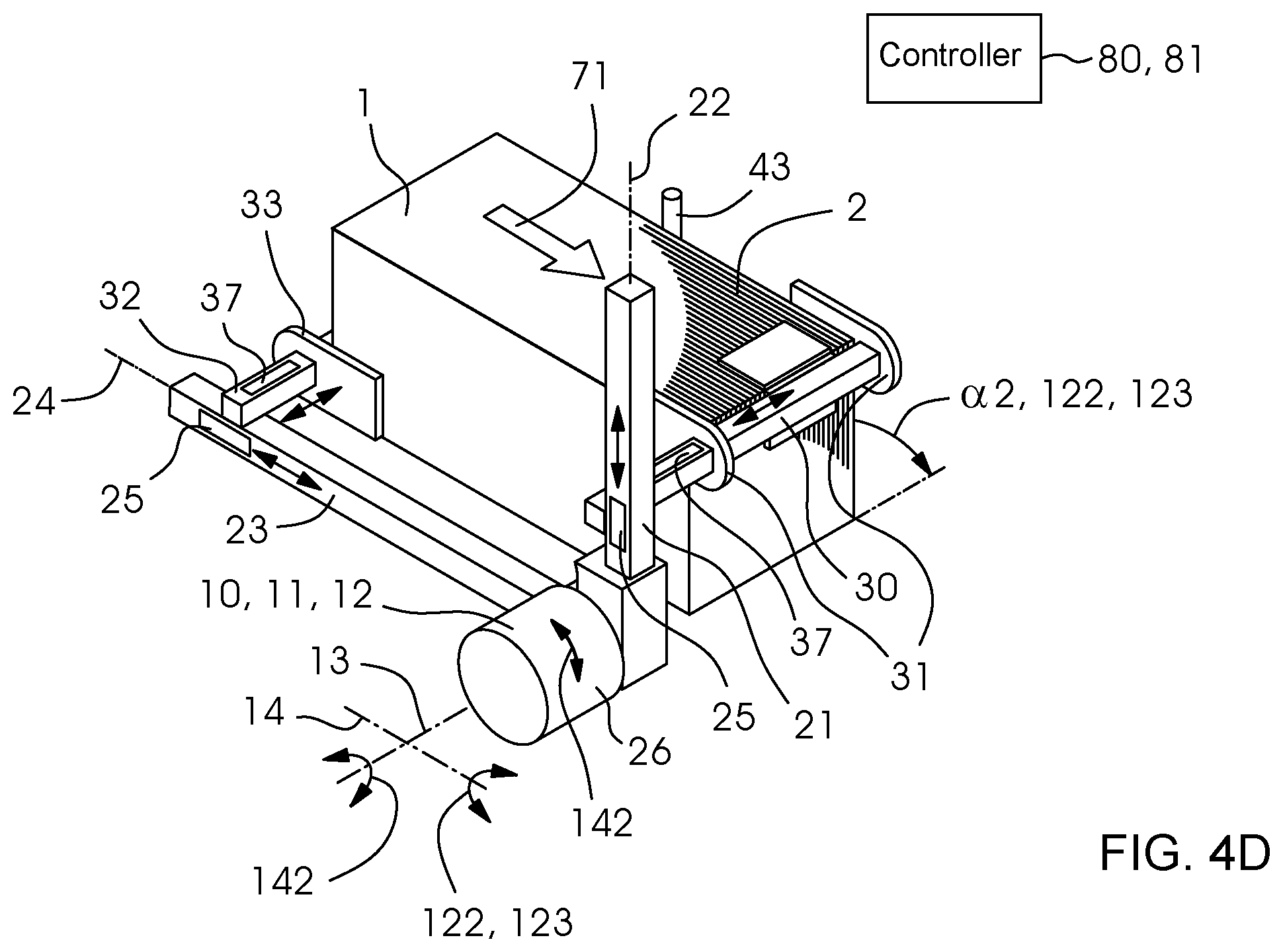 Patent US12139351 Figure 8 – Method of moving a stack of products using a robot