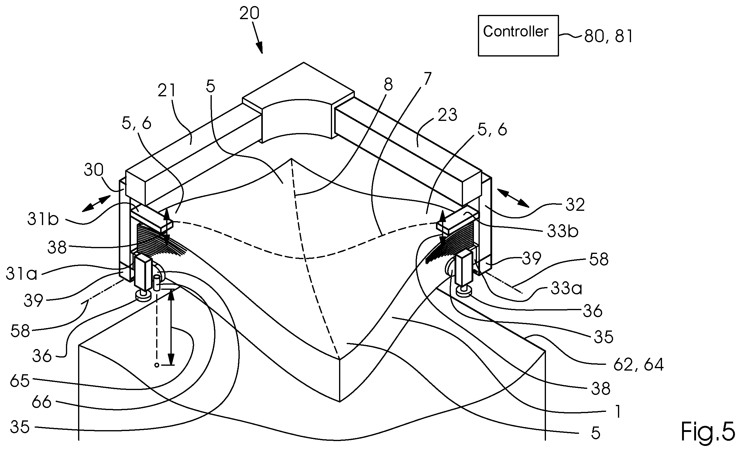 Patent US12139351 Figure 9 – Method of moving a stack of products using a robot