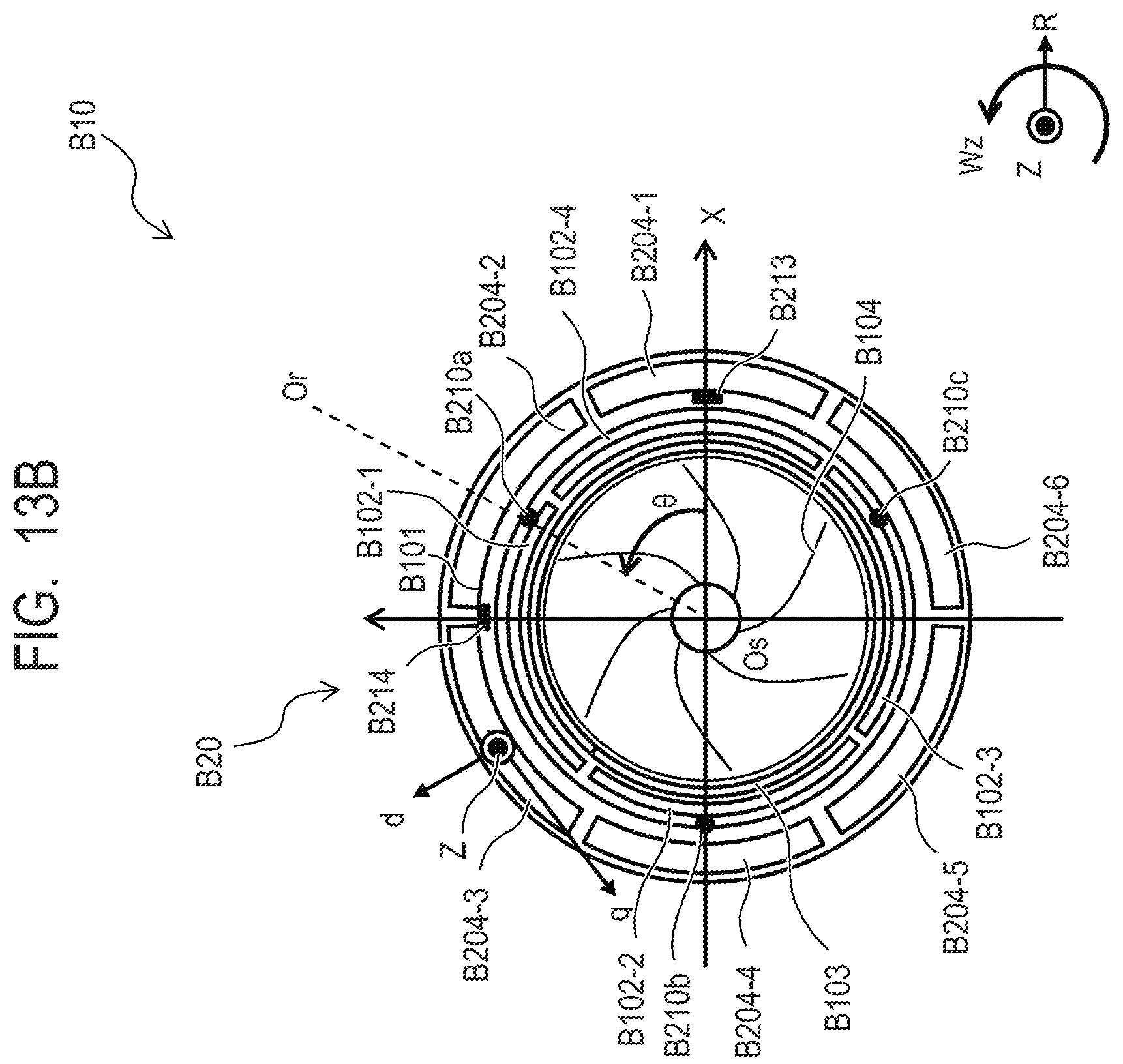 Patent US12139352 Figure 16 – Transport system, processing system, method for manufacturing article, and motor