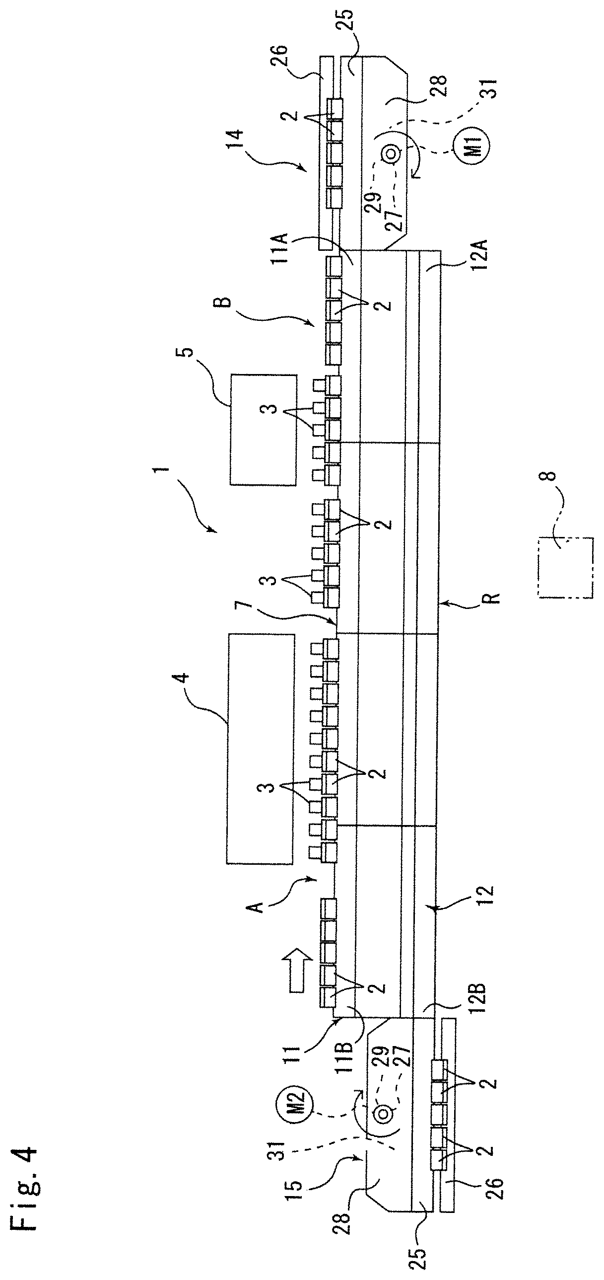 Patent US12139353 Figure 4 – Article conveyance apparatus