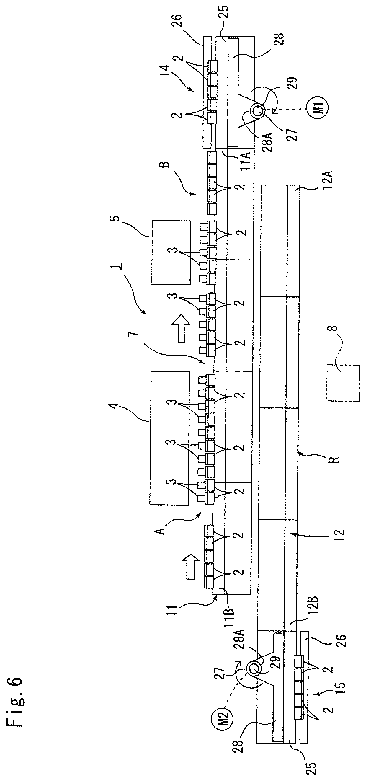Patent US12139353 Figure 6 – Article conveyance apparatus