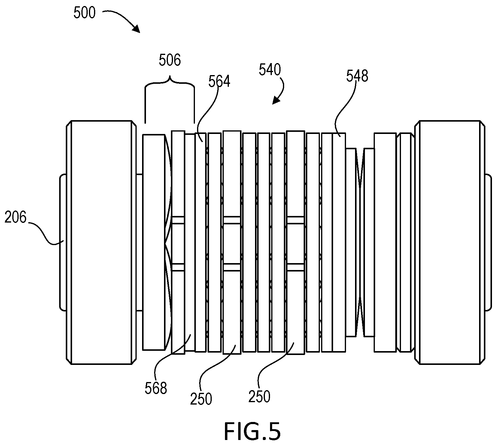 Patent US12139355 Figure 5 – Variable braking systems and devices