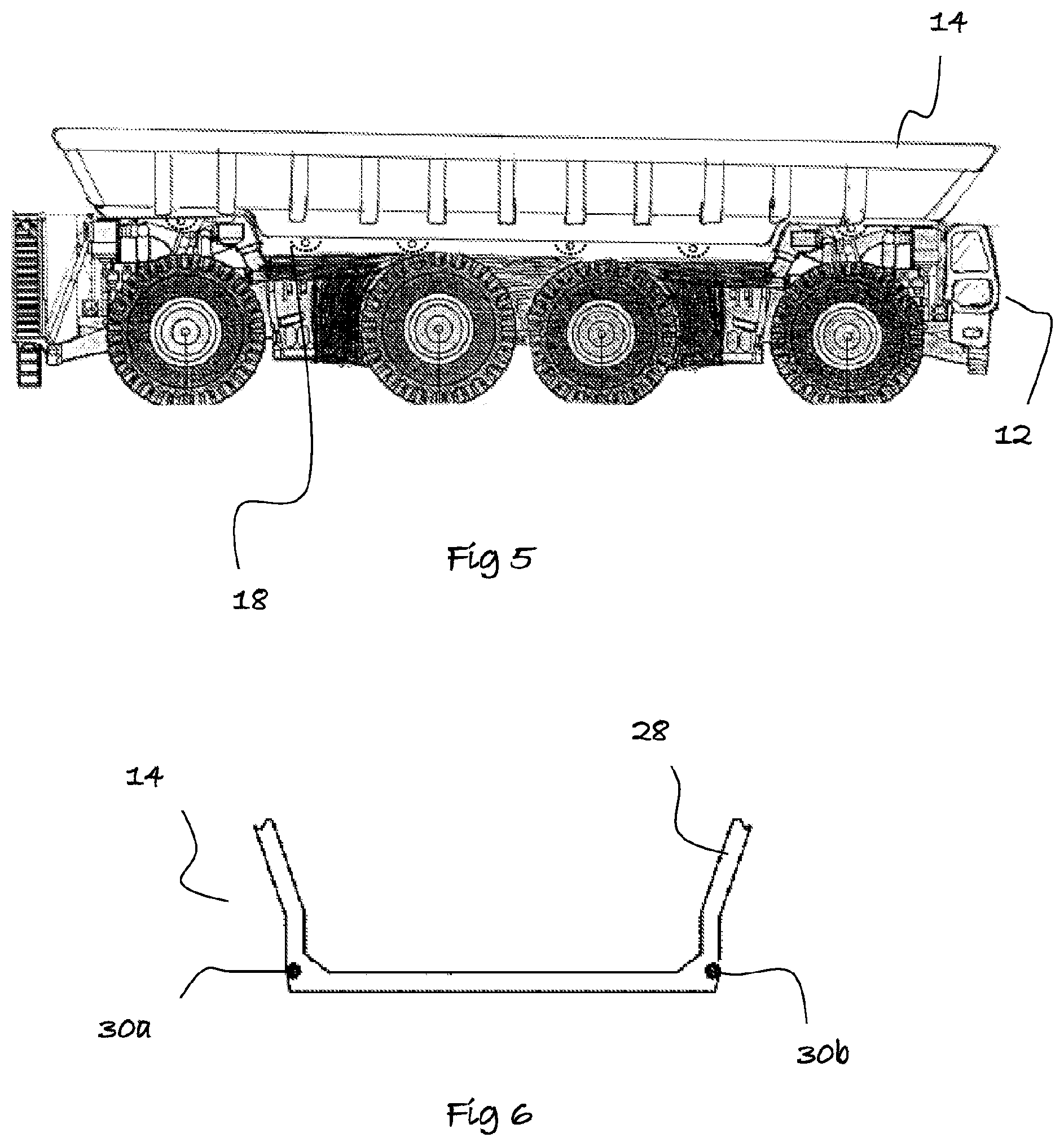 Patent US12139356 Figure 3 – Material handling system and method and load carrying vehicle thereof