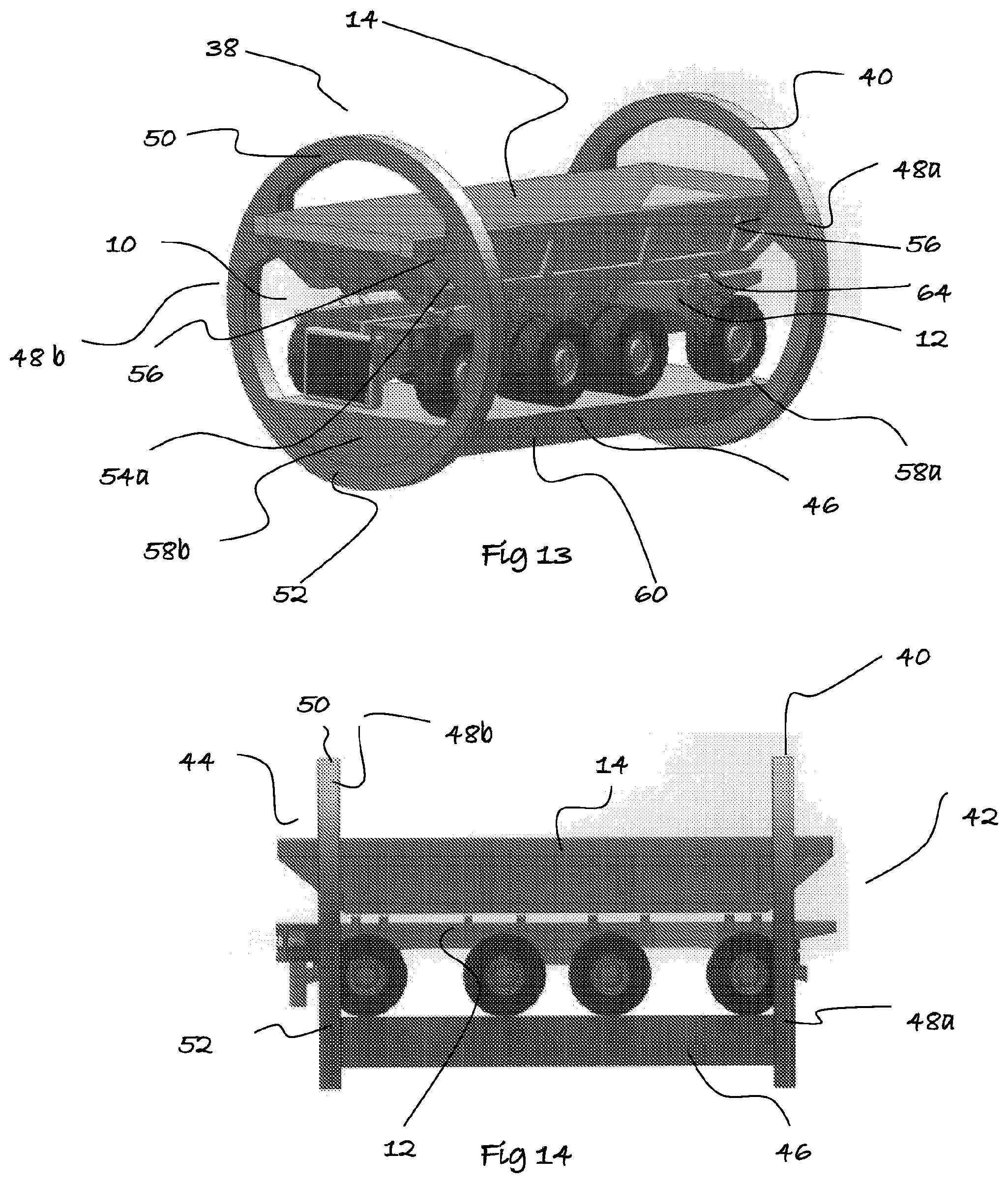 Patent US12139356 Figure 7 – Material handling system and method and load carrying vehicle thereof